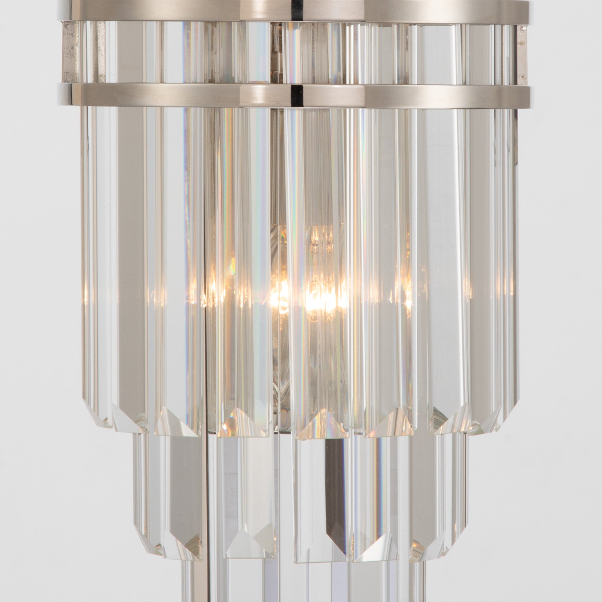 Hayes 7.5'' Polished Nickel Sconce Silver 7.5"W x 20"H x 4.75"D