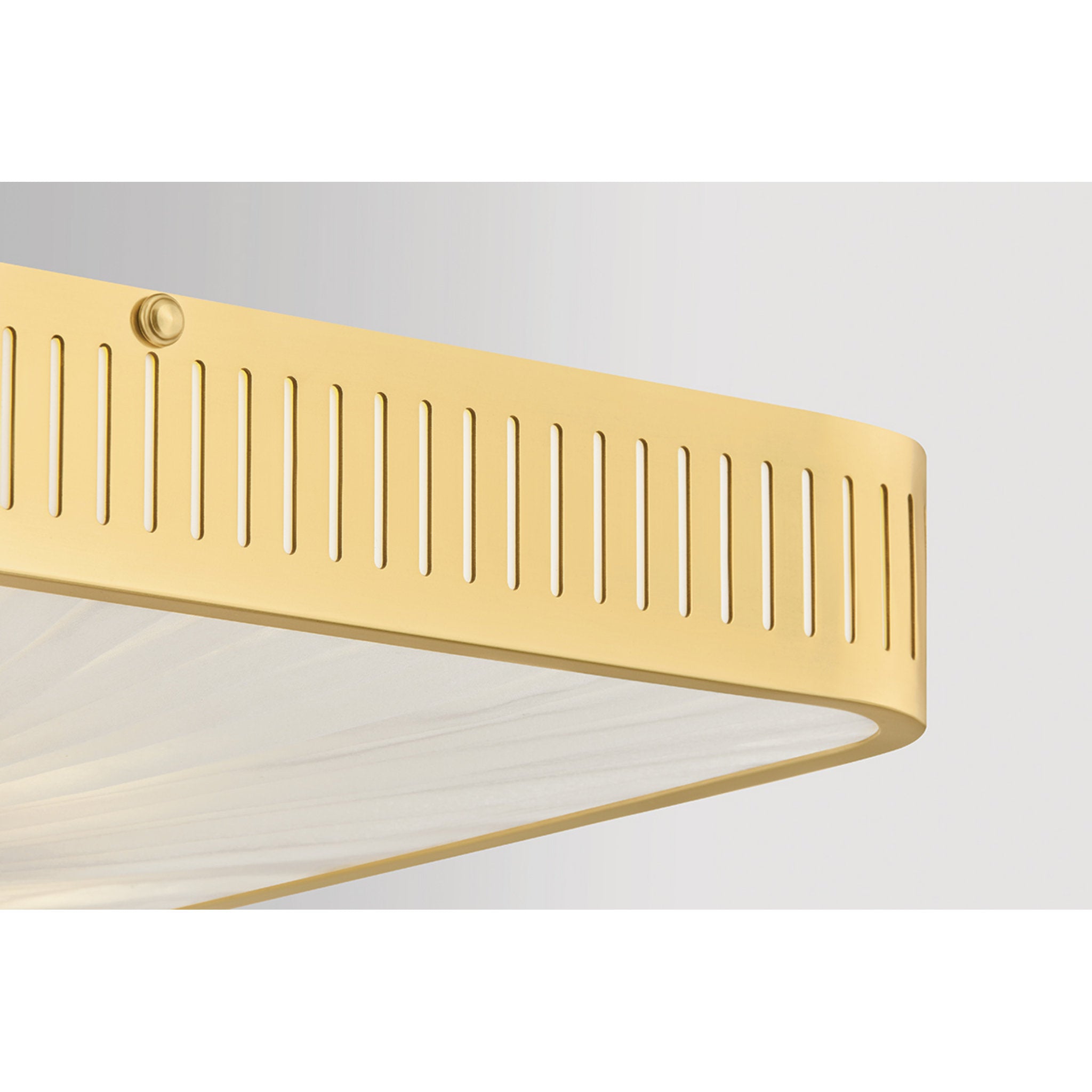 Henri 6-Light Semi Flush in Aged Brass by Augusta Hoffman 20.5L x 20.5W x 5H