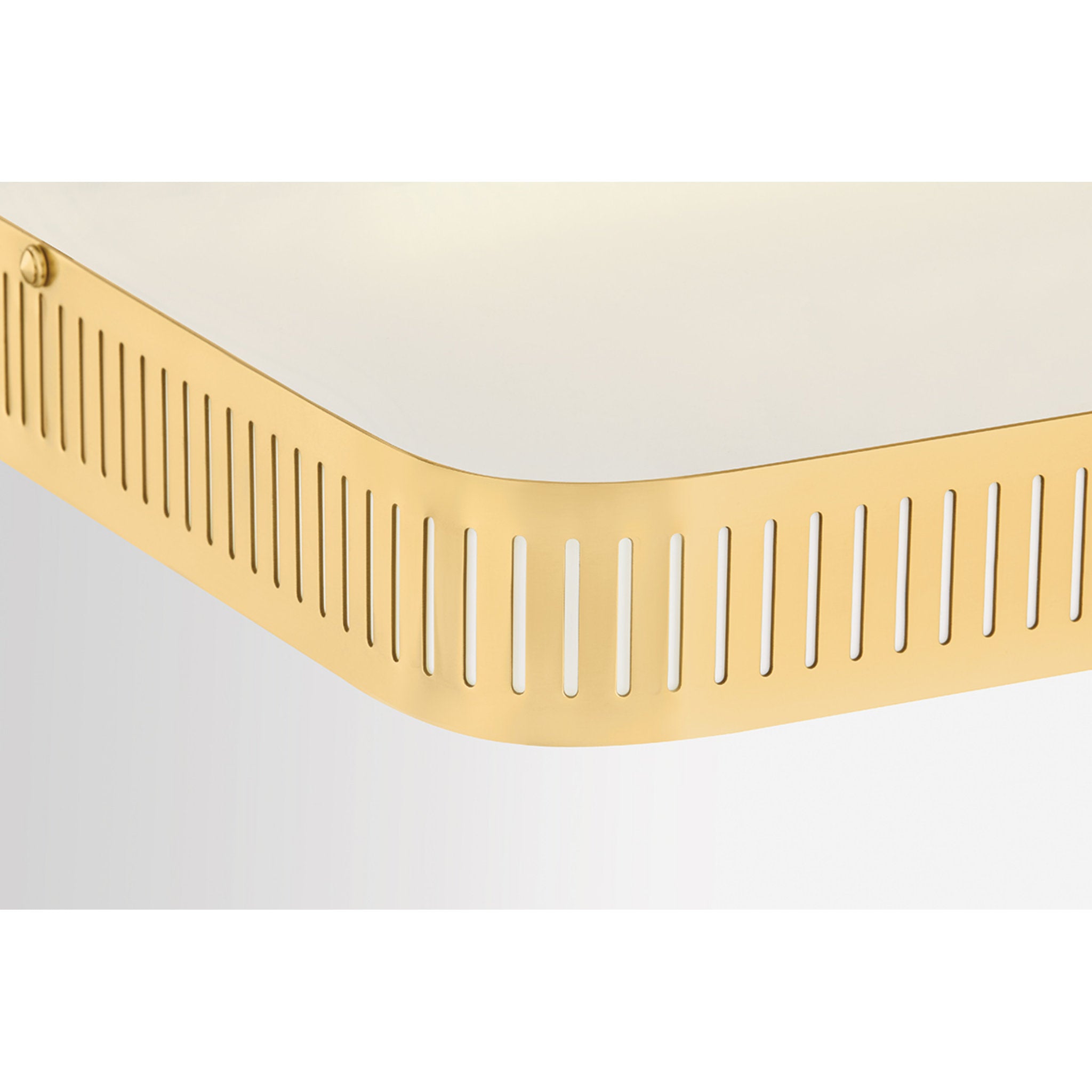 Henri 6-Light Semi Flush in Aged Brass by Augusta Hoffman 20.5L x 20.5W x 5H