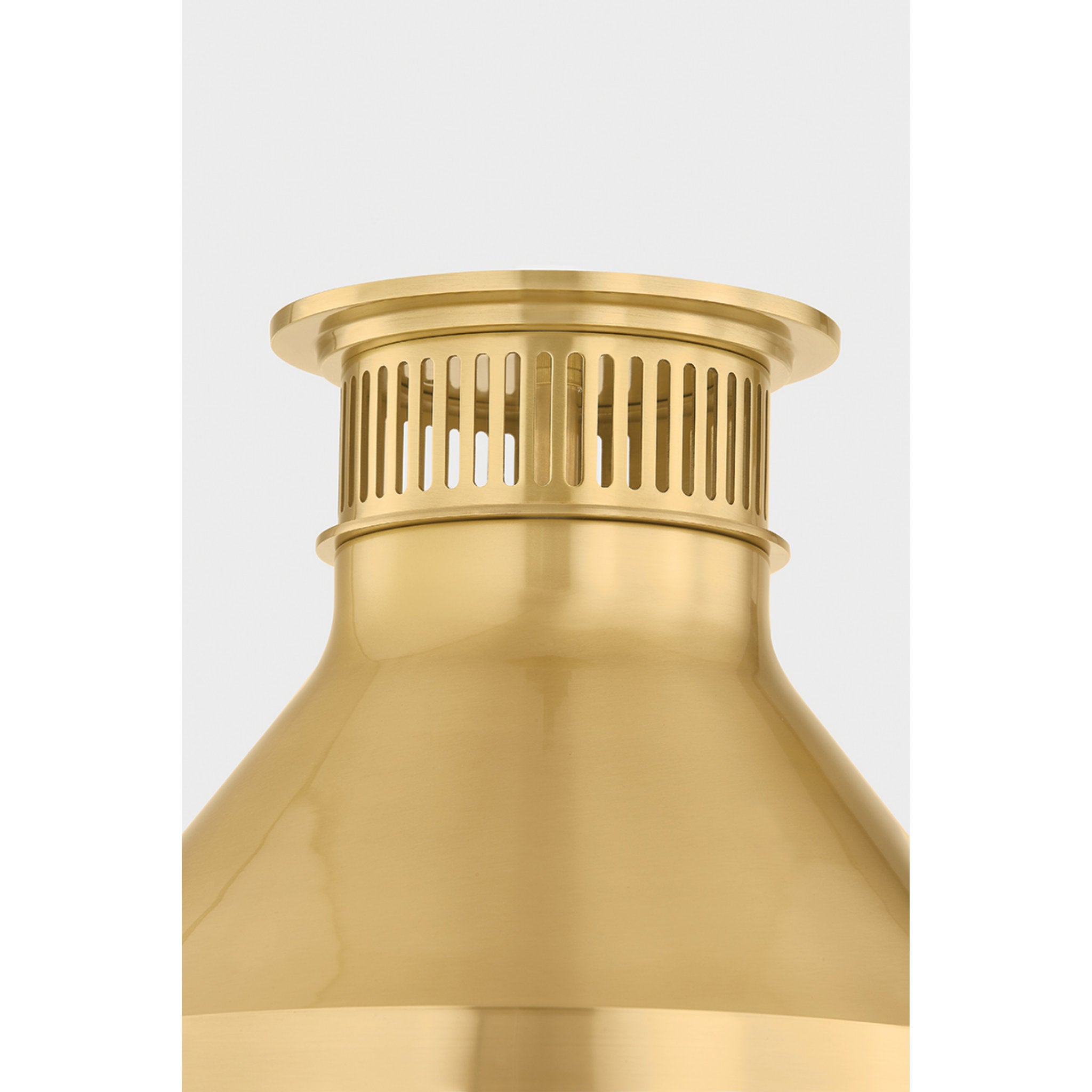 Highclere 1-Light Flush Mount in Aged Brass by Mark D. Sikes 12.75W x 9.75H (MDS2402-AGB)