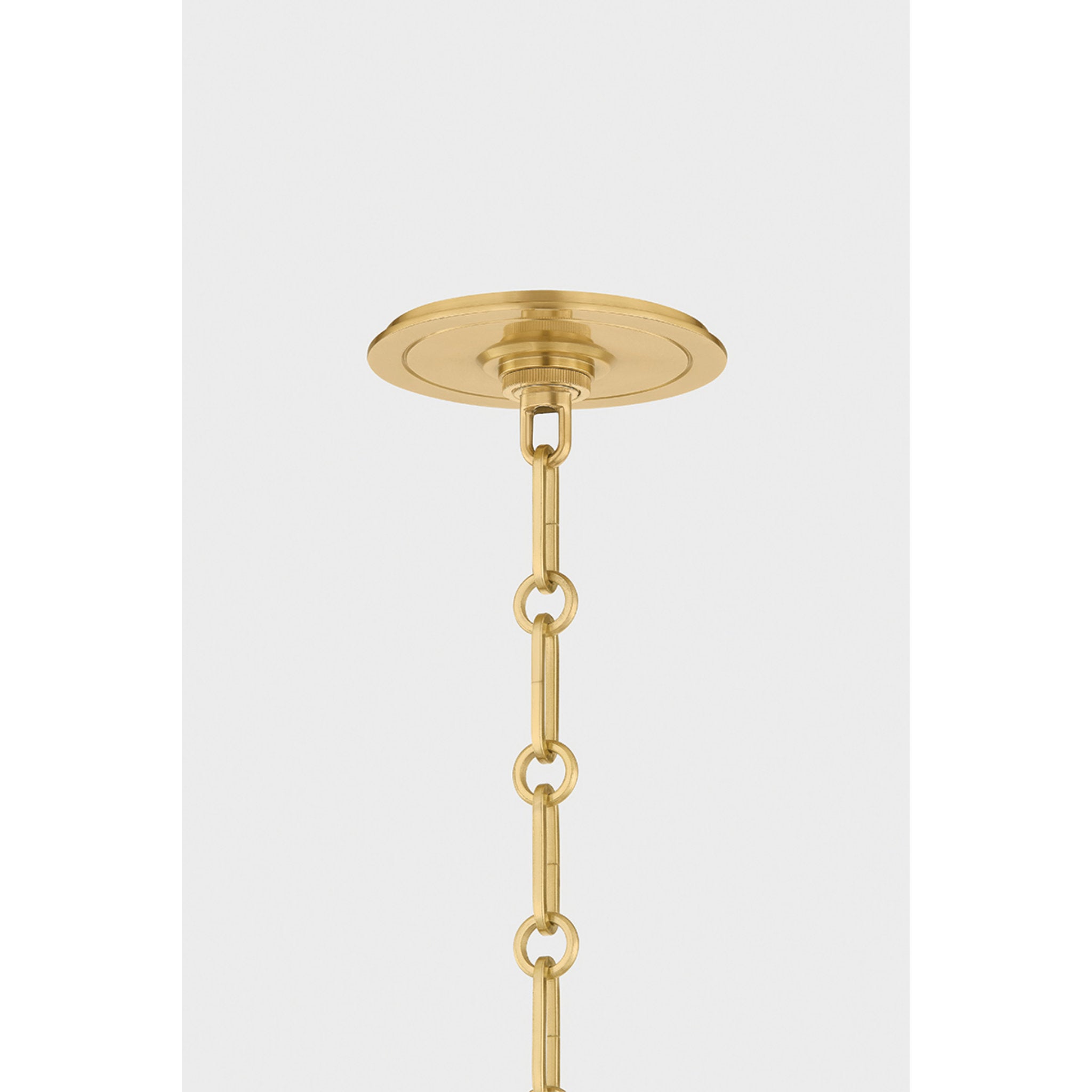 Highclere 1-Light Pendant in Aged Brass by Mark D. Sikes 12.75W x 12H (MDS2404-AGB)