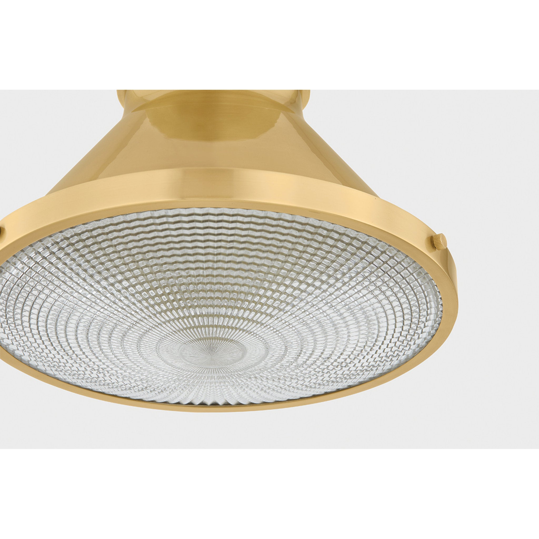 Highclere 1-Light Pendant in Aged Brass by Mark D. Sikes 12.75W x 12H (MDS2404-AGB)