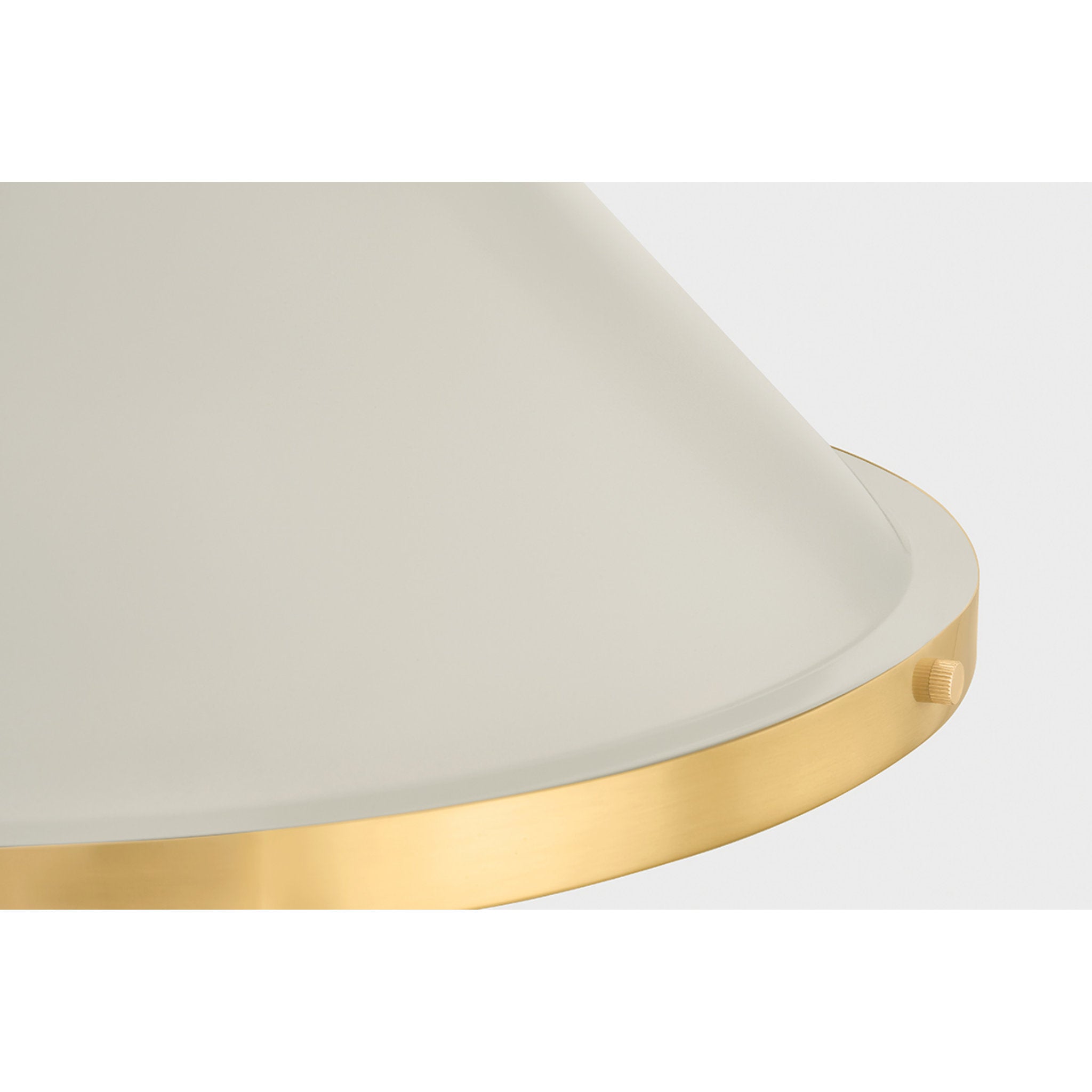 Highclere 1-Light Pendant in Aged Brass by Mark D. Sikes 17.75W x 14.5H (MDS2405-AGB/OW)