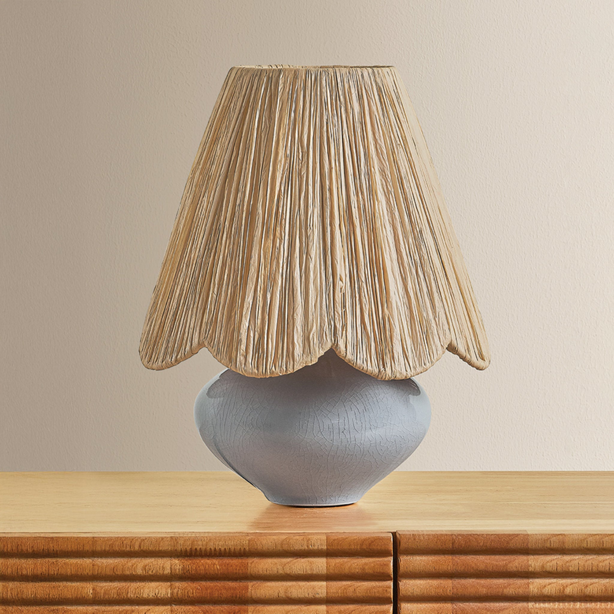 Cailyn 1-Light Table Lamp in Aged Brass 10W x 12.5H