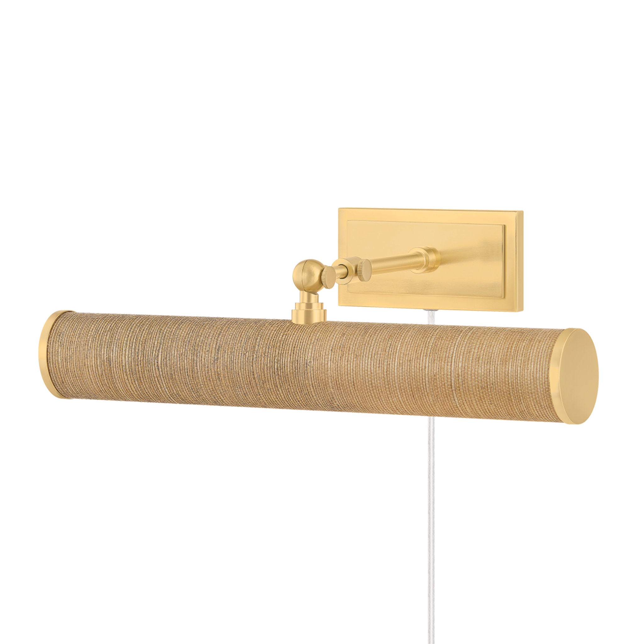 Holly 2-Light Picture Light in Aged Brass 16.25W x 4.75H (HL263202-AGB/GC)