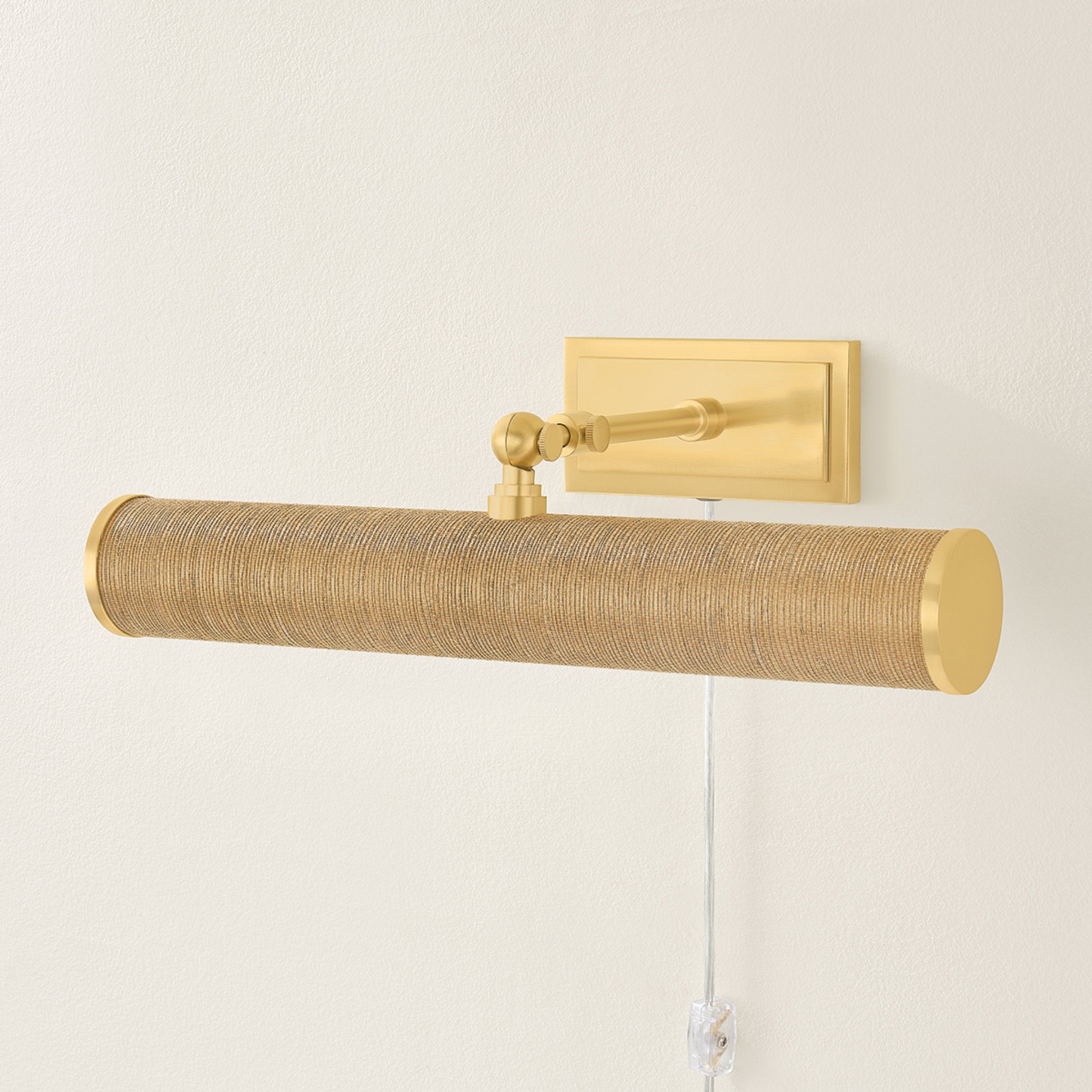 Holly 2-Light Picture Light in Aged Brass 16.25W x 4.75H (HL263202-AGB/GC)
