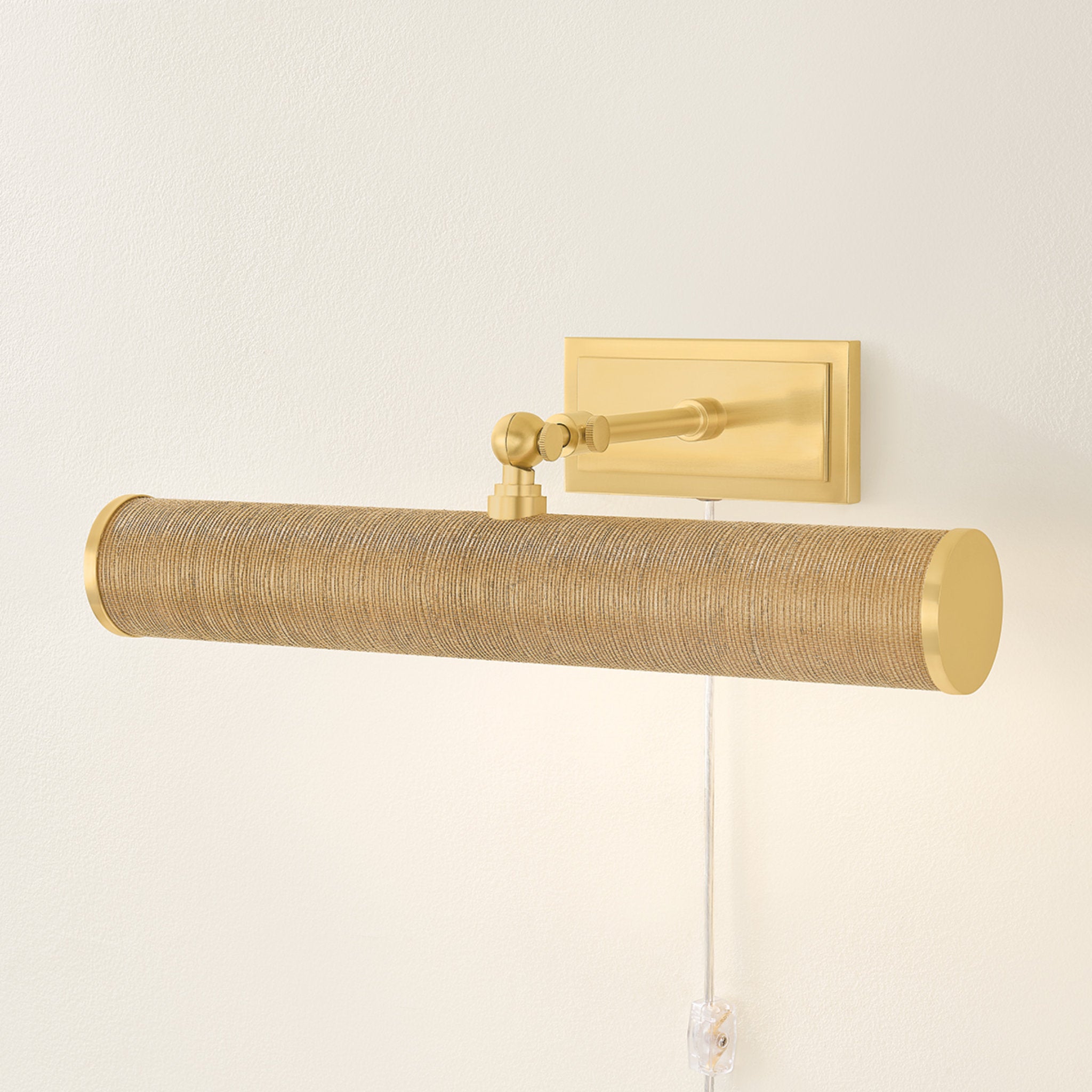 Holly 2-Light Picture Light in Aged Brass 16.25W x 4.75H (HL263202-AGB/GC)