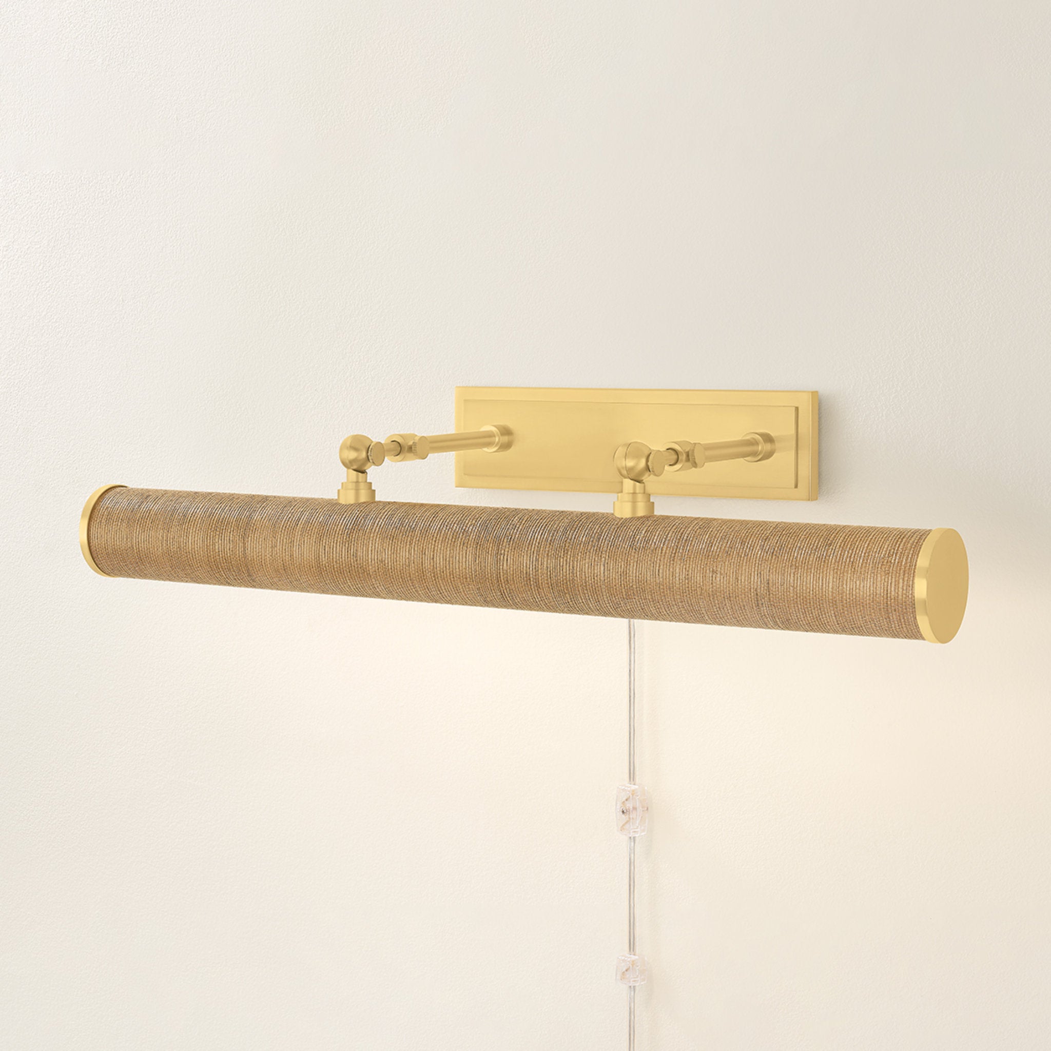 Holly 3-Light Picture Light in Aged Brass 24.25W x 4.75H (HL263203-AGB/GC)
