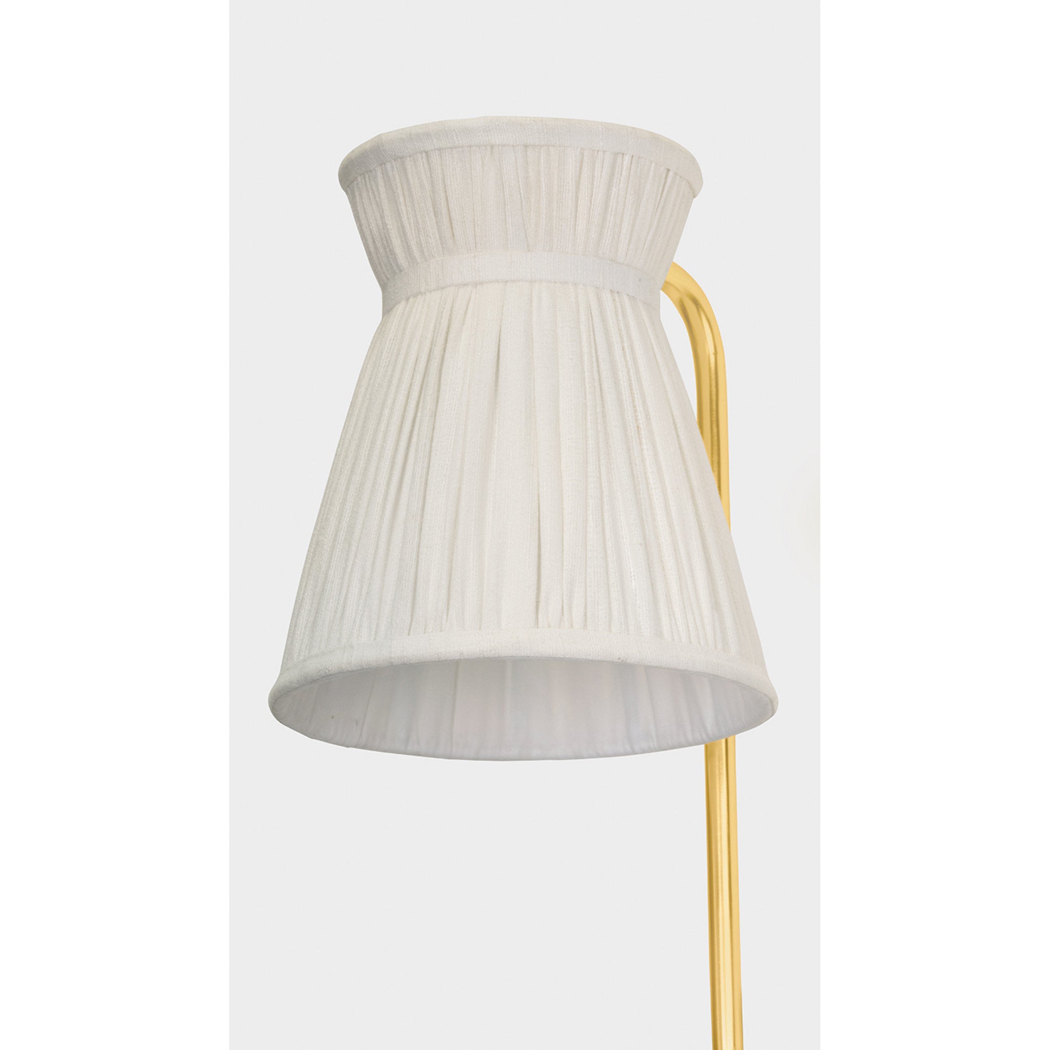 Hollywood 1-Light Wall Sconce in Aged Brass by Cortney Bishop 7.5W x 18.25H