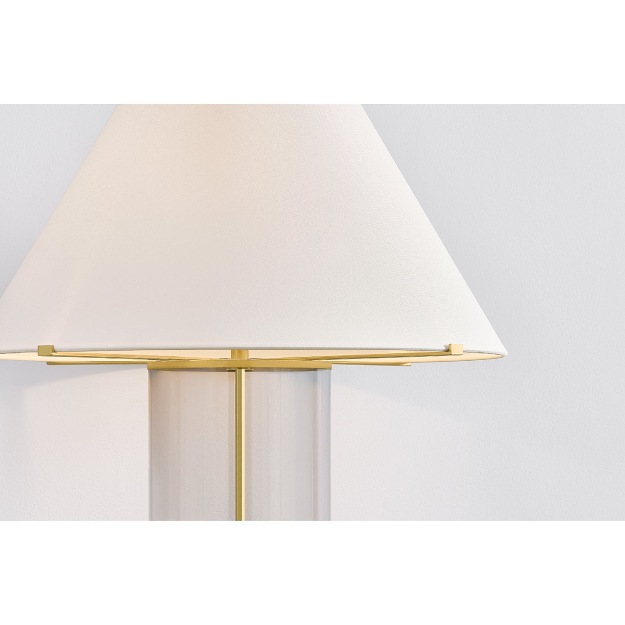 Inglewood 1-Light Table Lamp in Aged Brass by Mark D. Sikes 23.5W x 30H