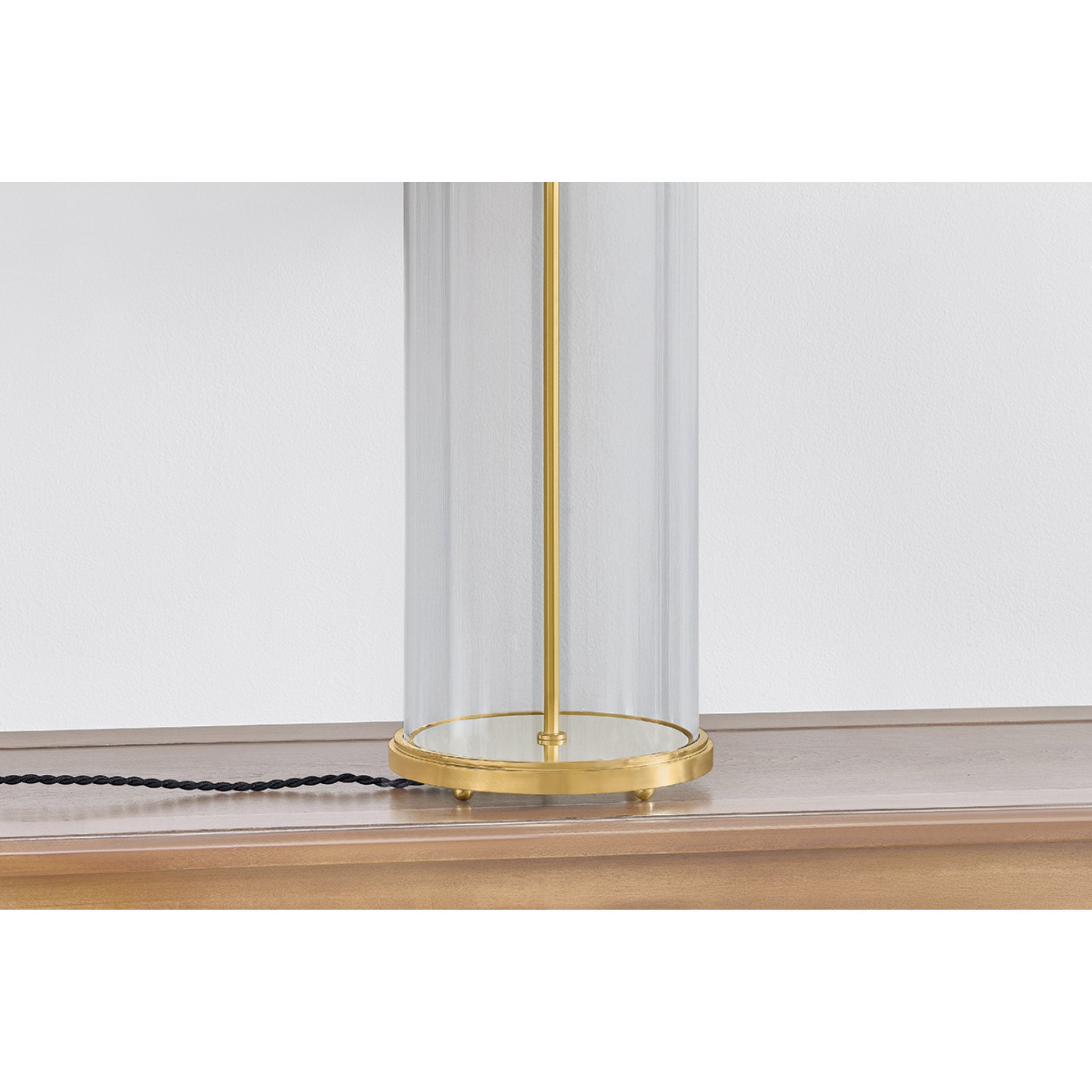 Inglewood 1-Light Table Lamp in Aged Brass by Mark D. Sikes 23.5W x 30H