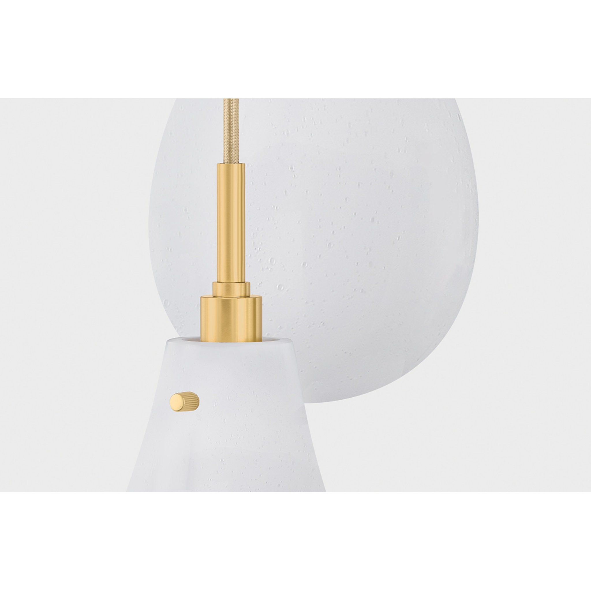 Ironwood 5-Light Chandelier in Aged Brass 30W x 14H