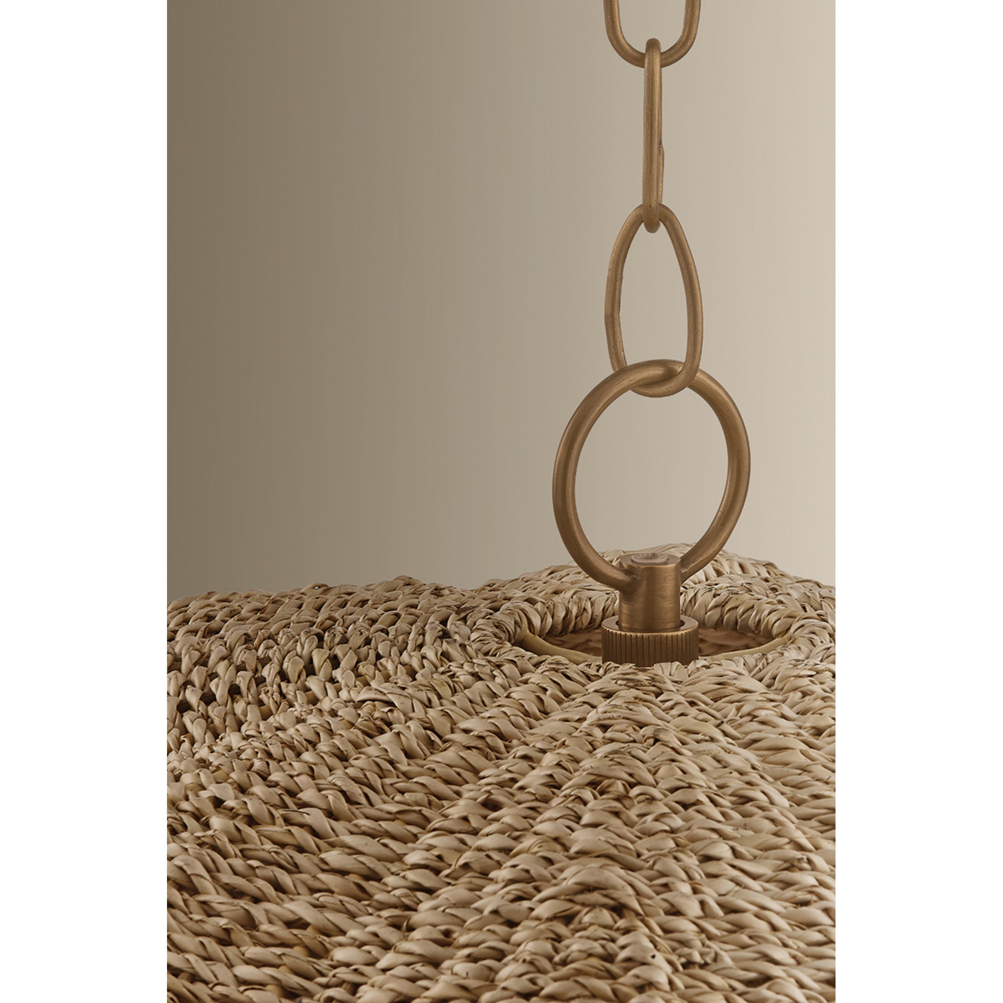 Jack 1-Light Pendant in Patina Brass 24W x 14H