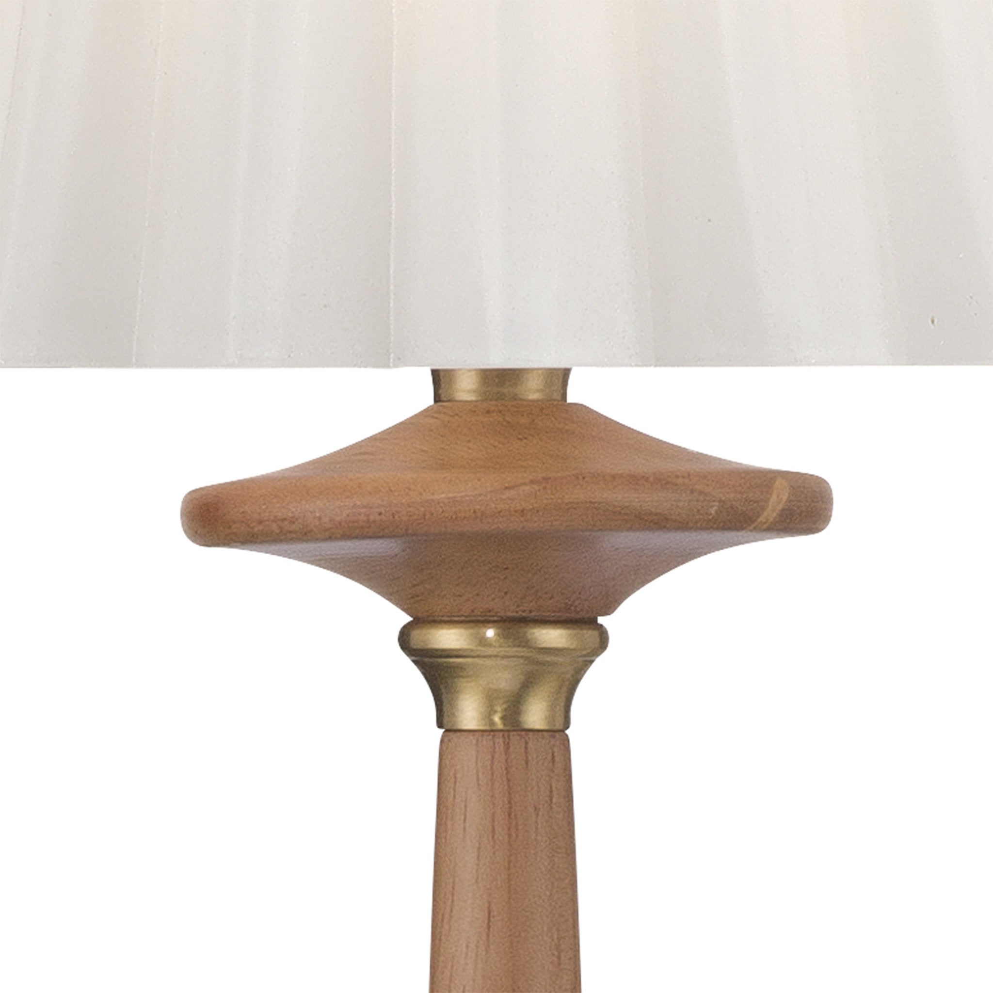 Jules 7.5'' LED Aged Brass + Wood Sconce Wood 7.5"W x 17.5"H x 4.75"D