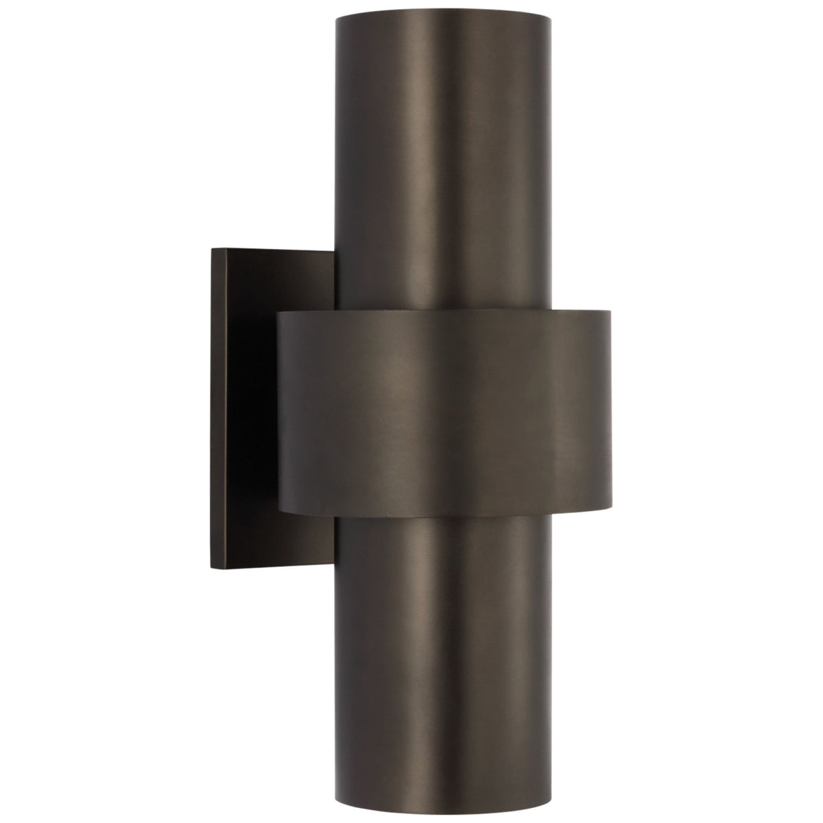 Julie Neill Chalmette Medium Layered Sconce in Aged Iron W6" x H14" x E7"