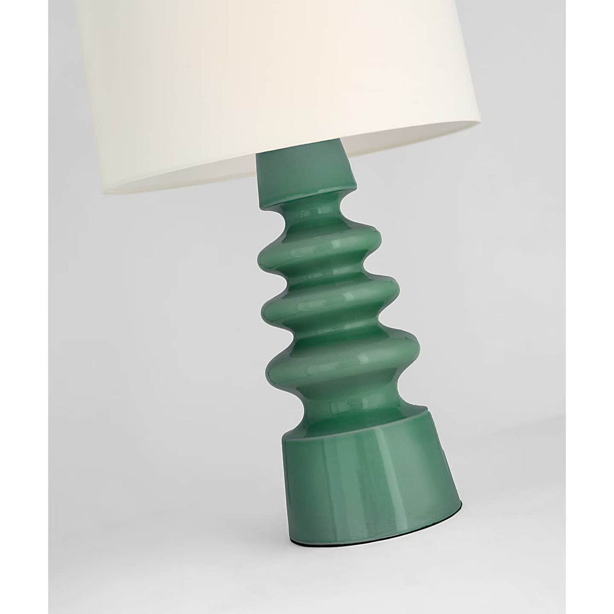 Julie Neill Andreas Medium Table Lamp in Aventurine with Linen Shade W18" x H28.5"