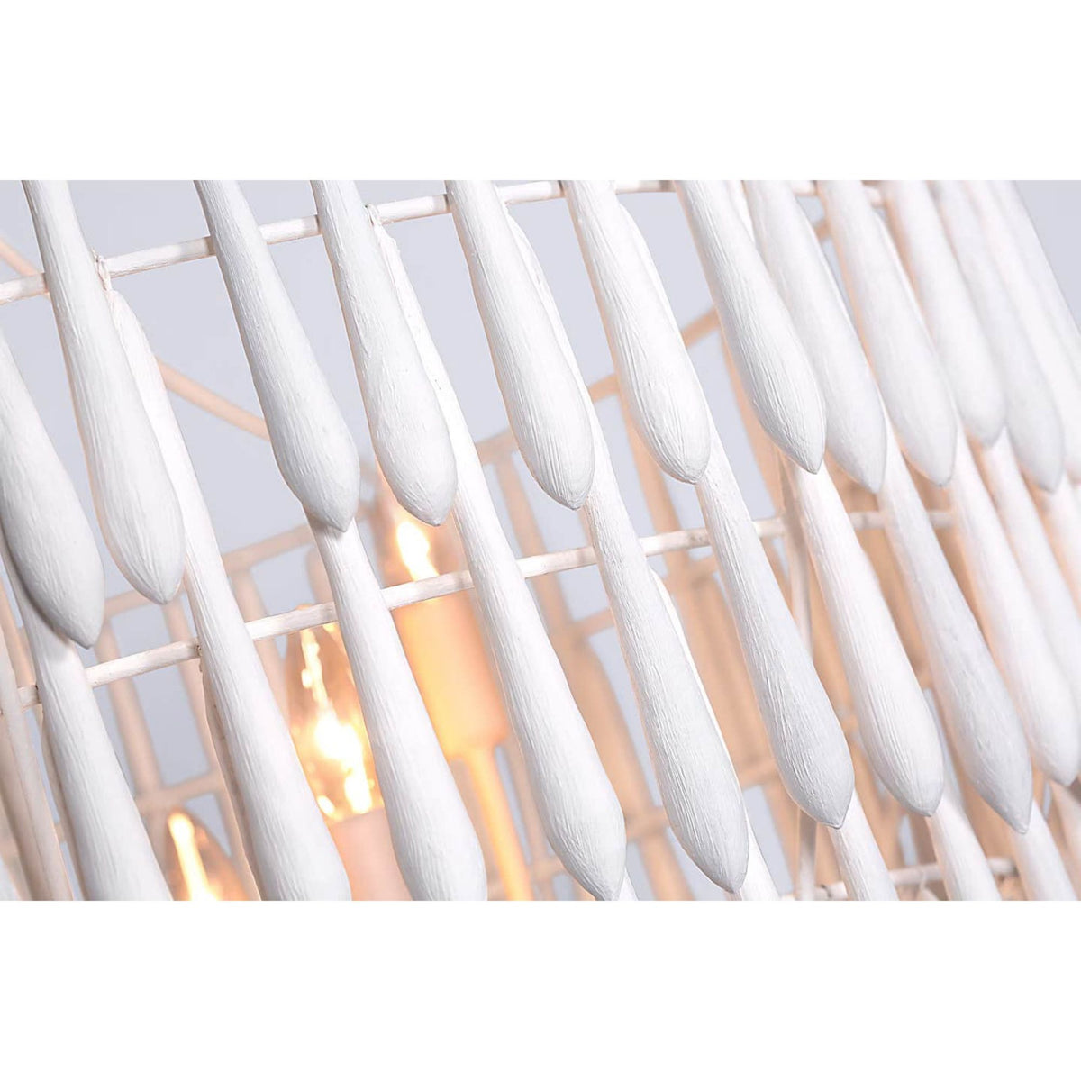 Julie Neill Vacarro Large Chandelier in Plaster White W32.25" x H40.75"