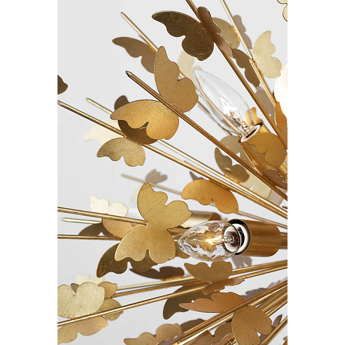 Julie Neill Farfalle Medium Chandelier in Gild W30"