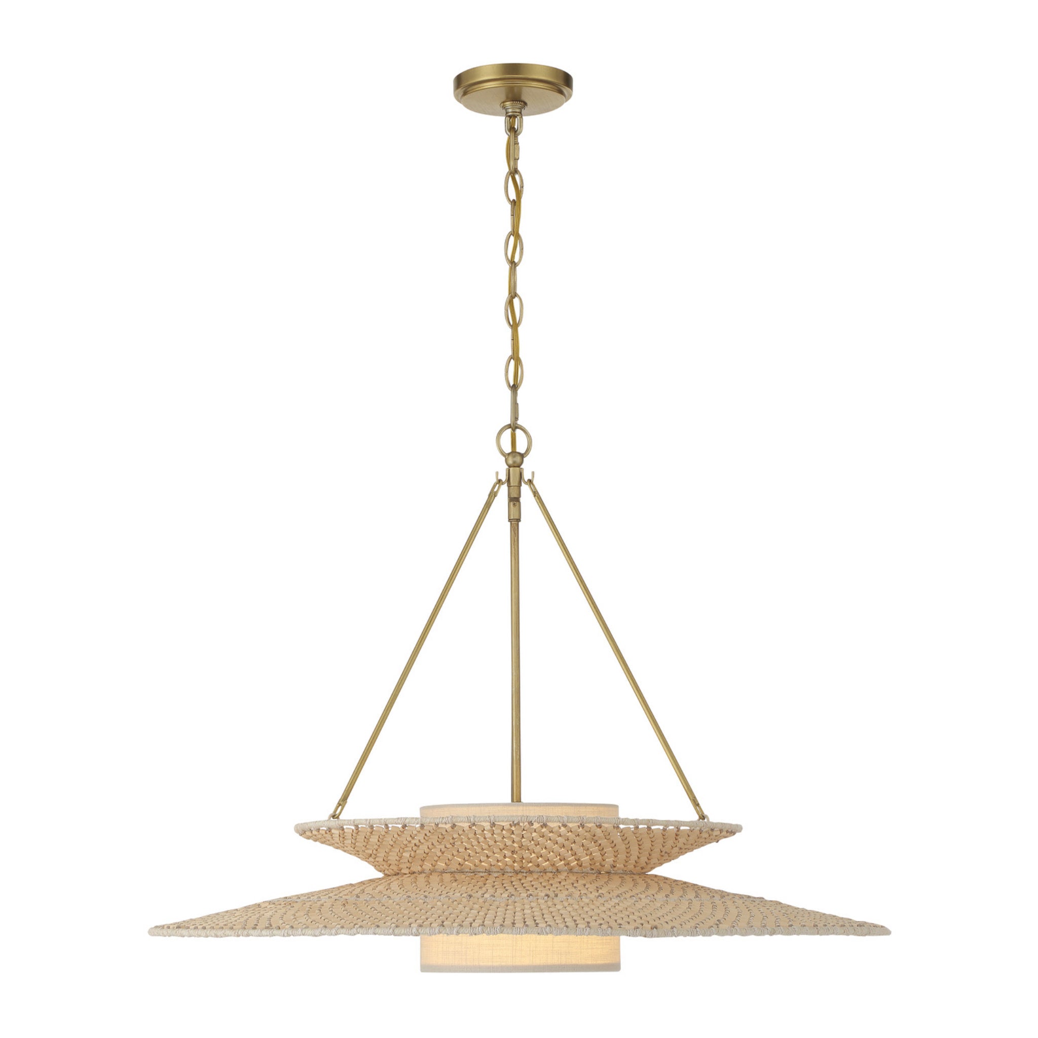 Janipher 29.5'' Soft Gold Chandelier Gold 29.5"W x 22.25"H x 29.5"D