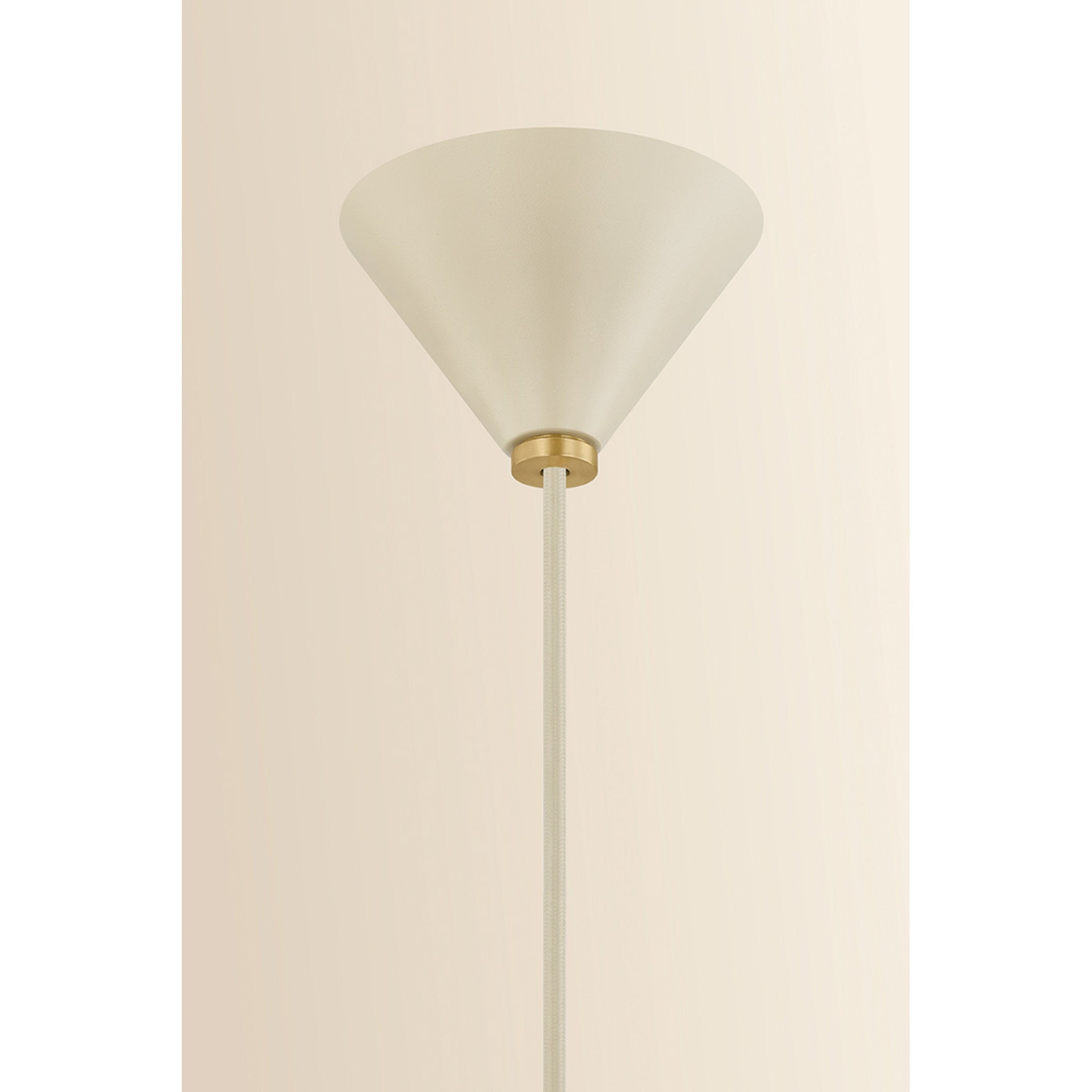 Jolene 1-Light Pendant in Aged Brass 18.5W x 15.25H