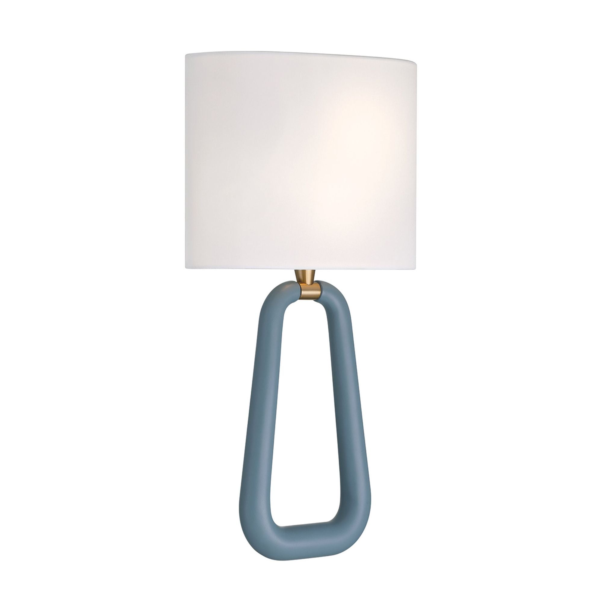 Jori 10'' Aged Brass + Blue Sconce Blue 10"W x 19.75"H x 4"D