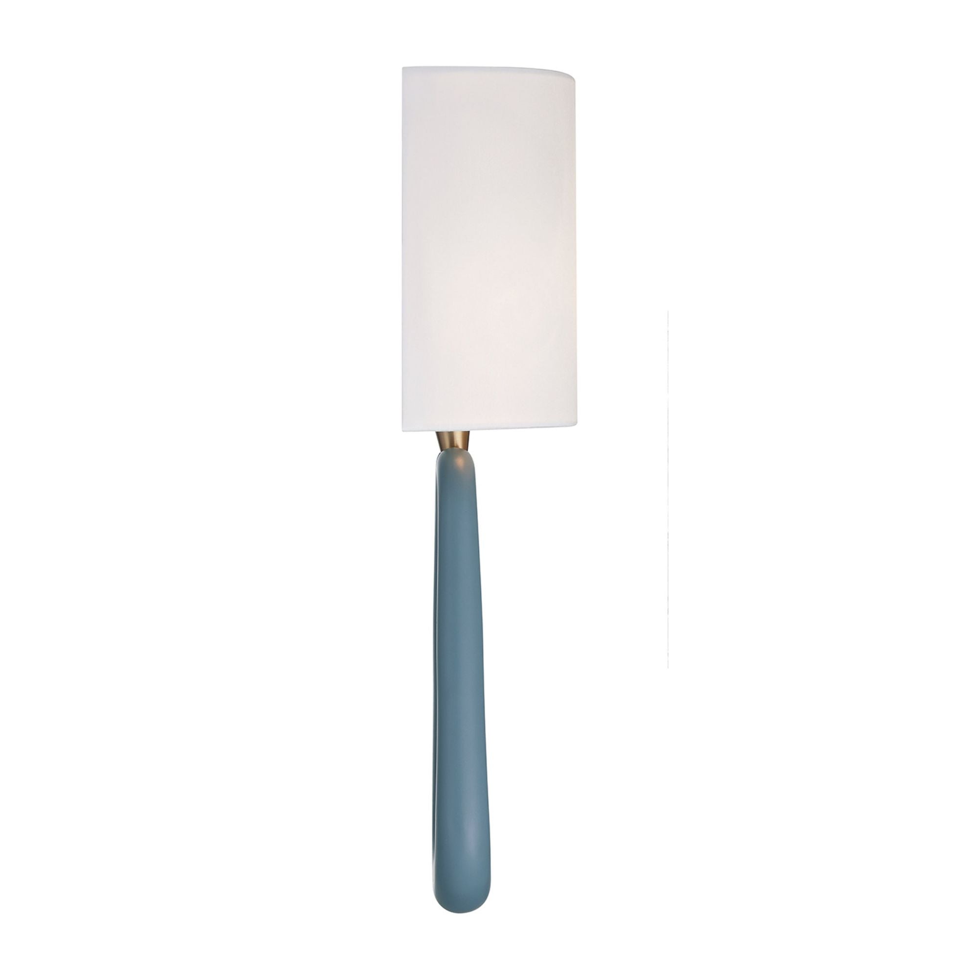 Jori 10'' Aged Brass + Blue Sconce Blue 10"W x 19.75"H x 4"D