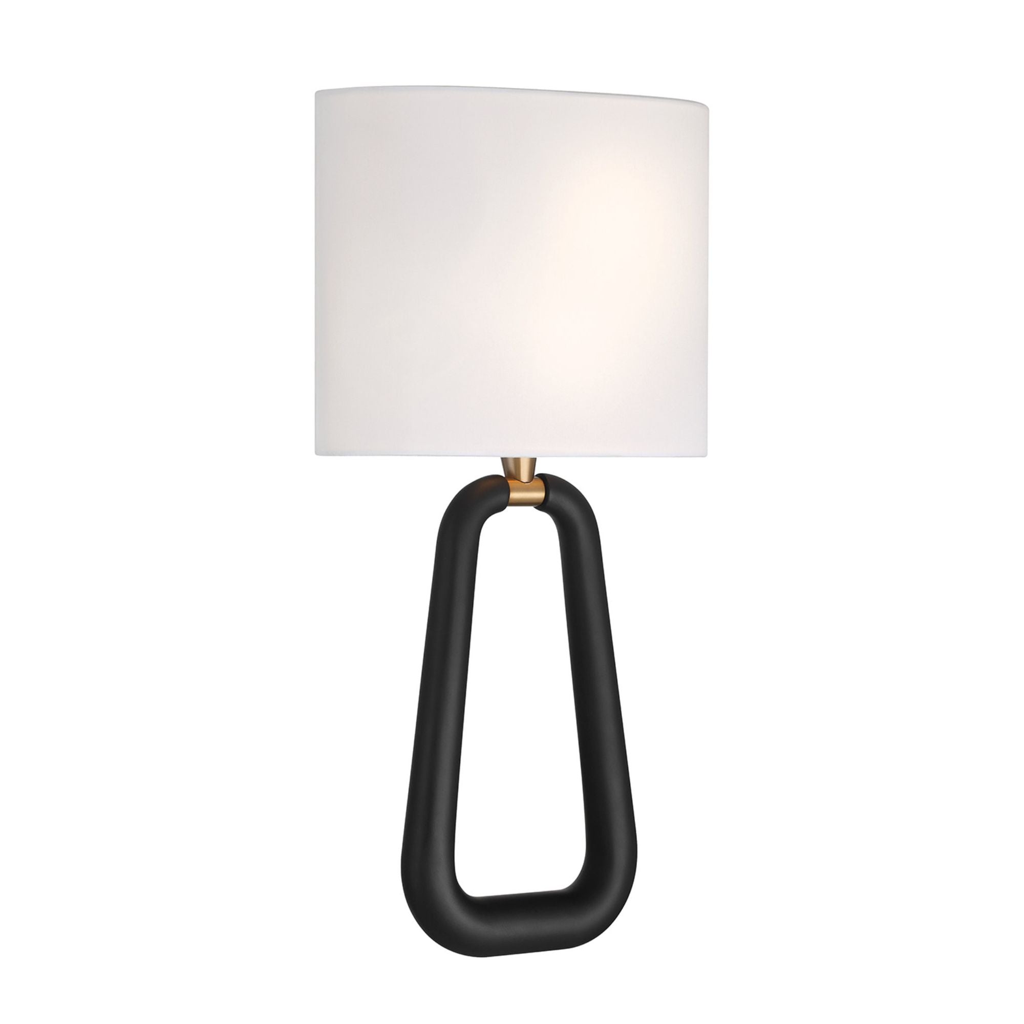 Jori 10'' Aged Brass + Matte Black Sconce Black 10"W x 19.75"H x 4"D