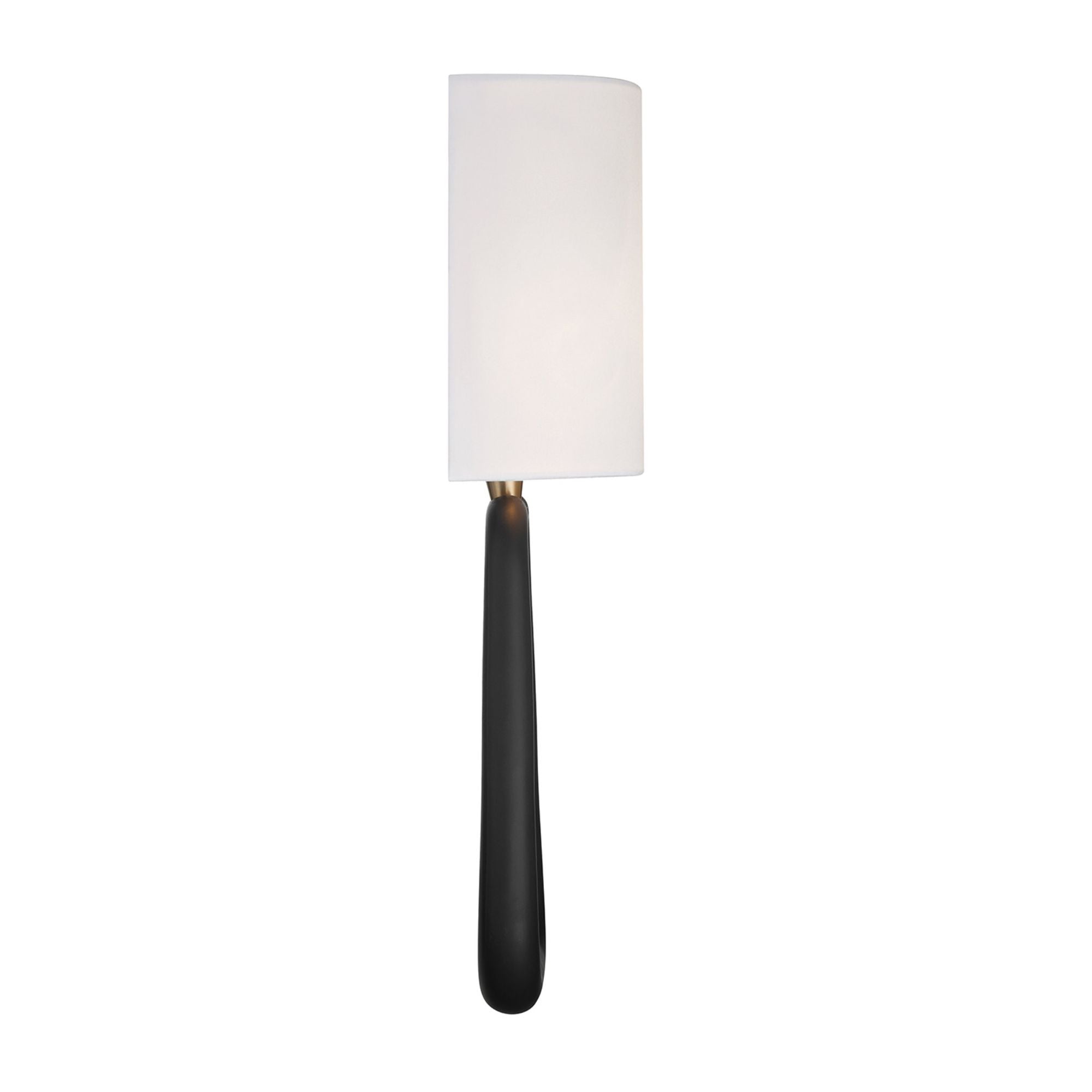 Jori 10'' Aged Brass + Matte Black Sconce Black 10"W x 19.75"H x 4"D