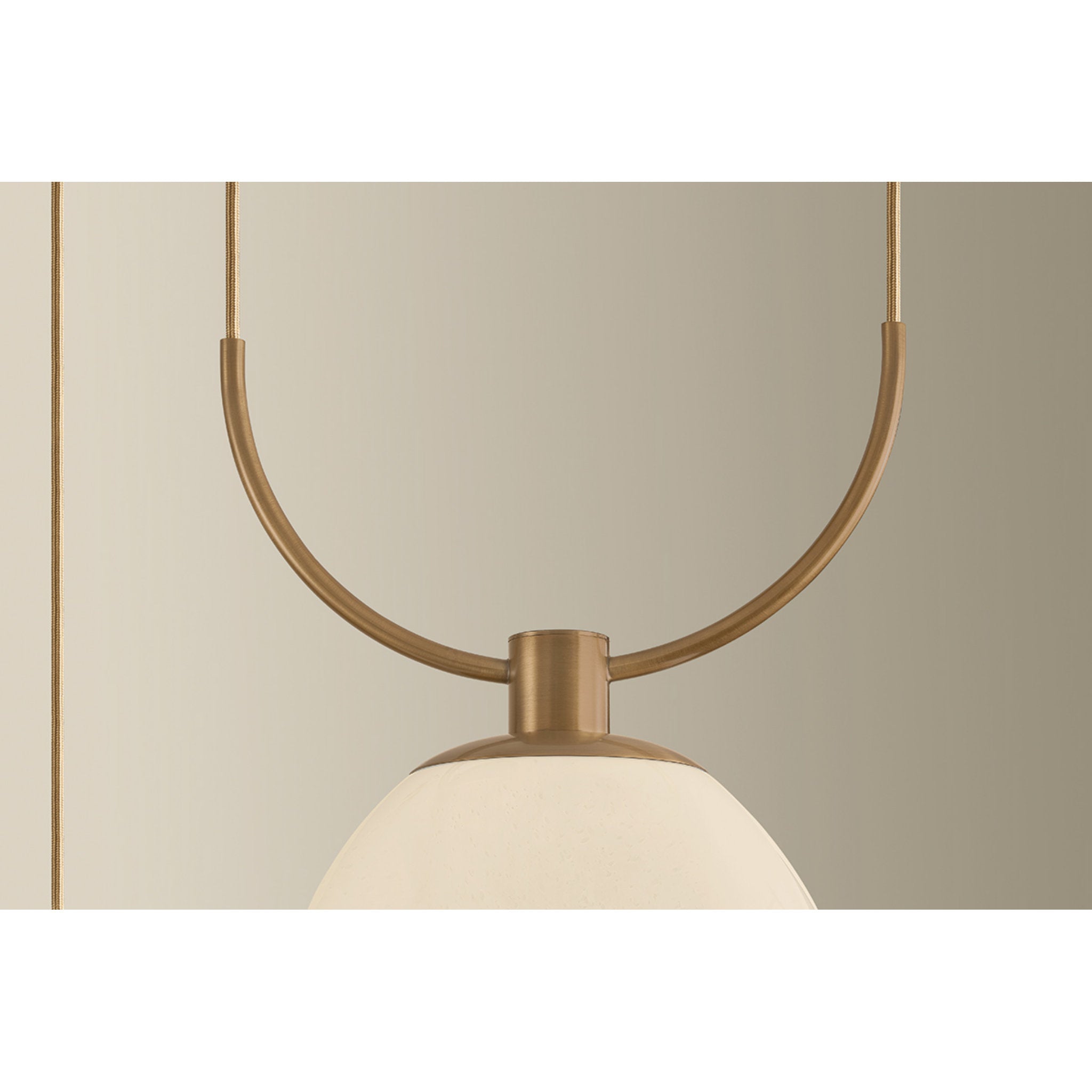 Jove 3-Light Chandelier in Patina Brass 35.5W x 18.5H
