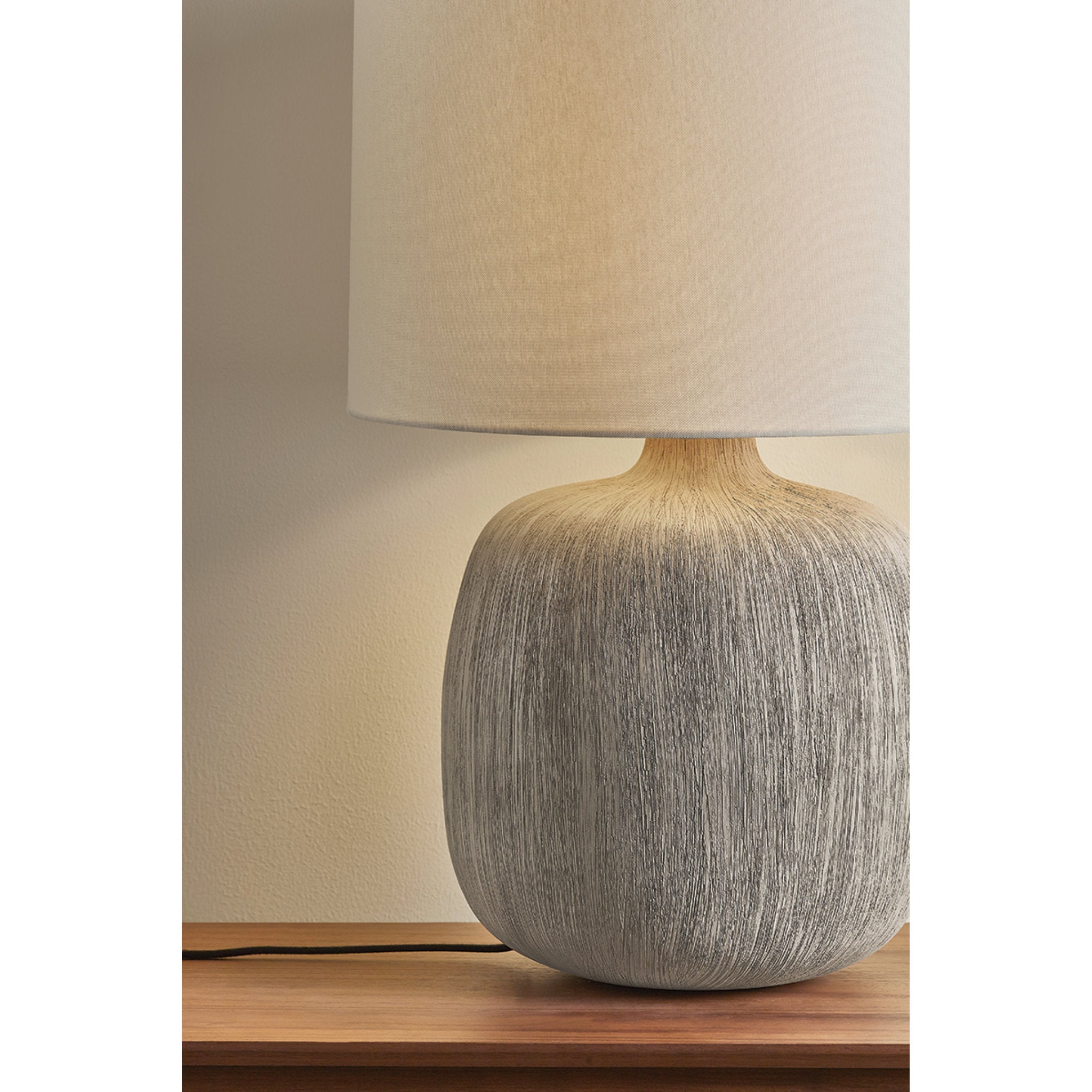 Keagan 1-Light Table Lamp in Patina Brass 16.75W x 24H