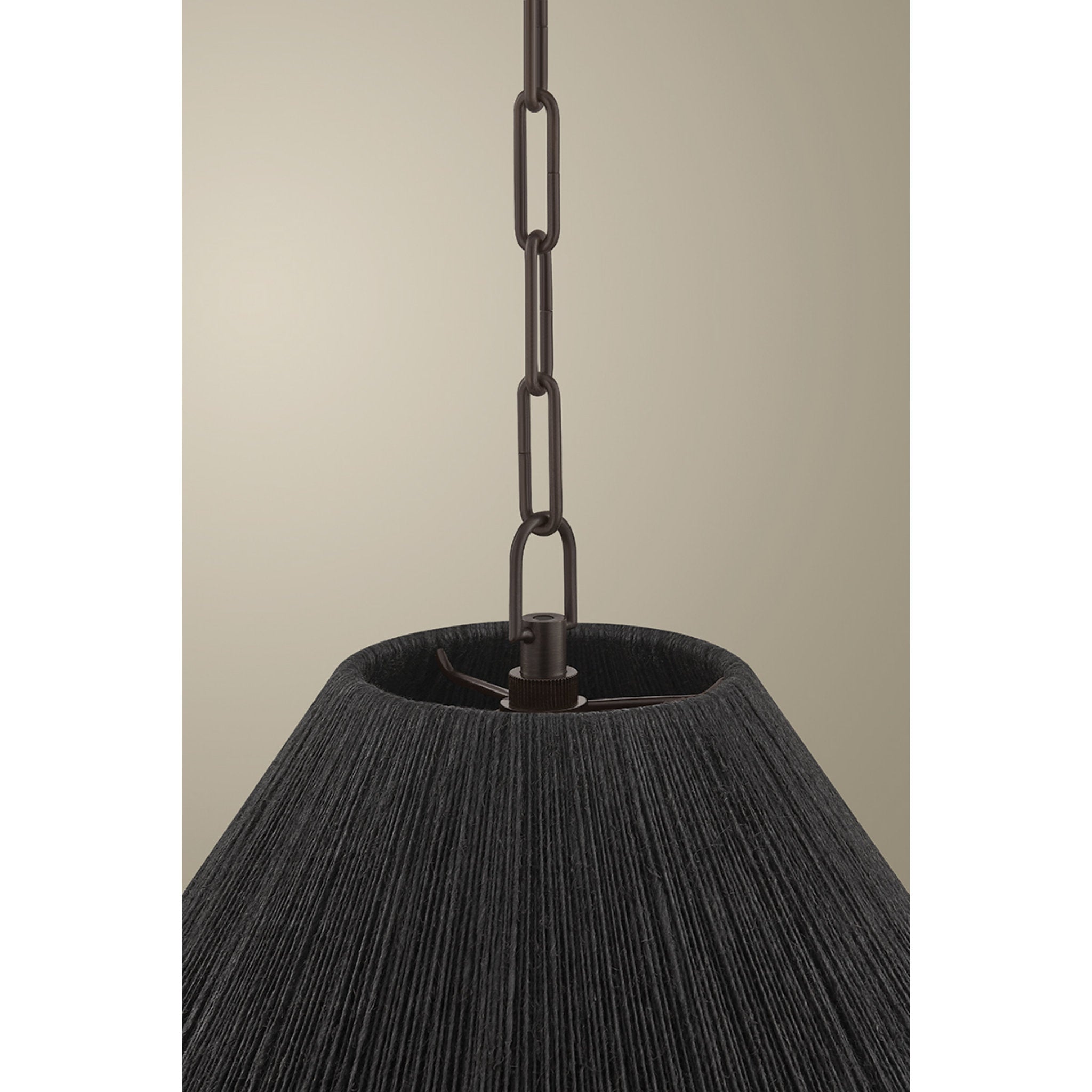 Keats 4-Light Pendant in Bronze 30W x 24.75H