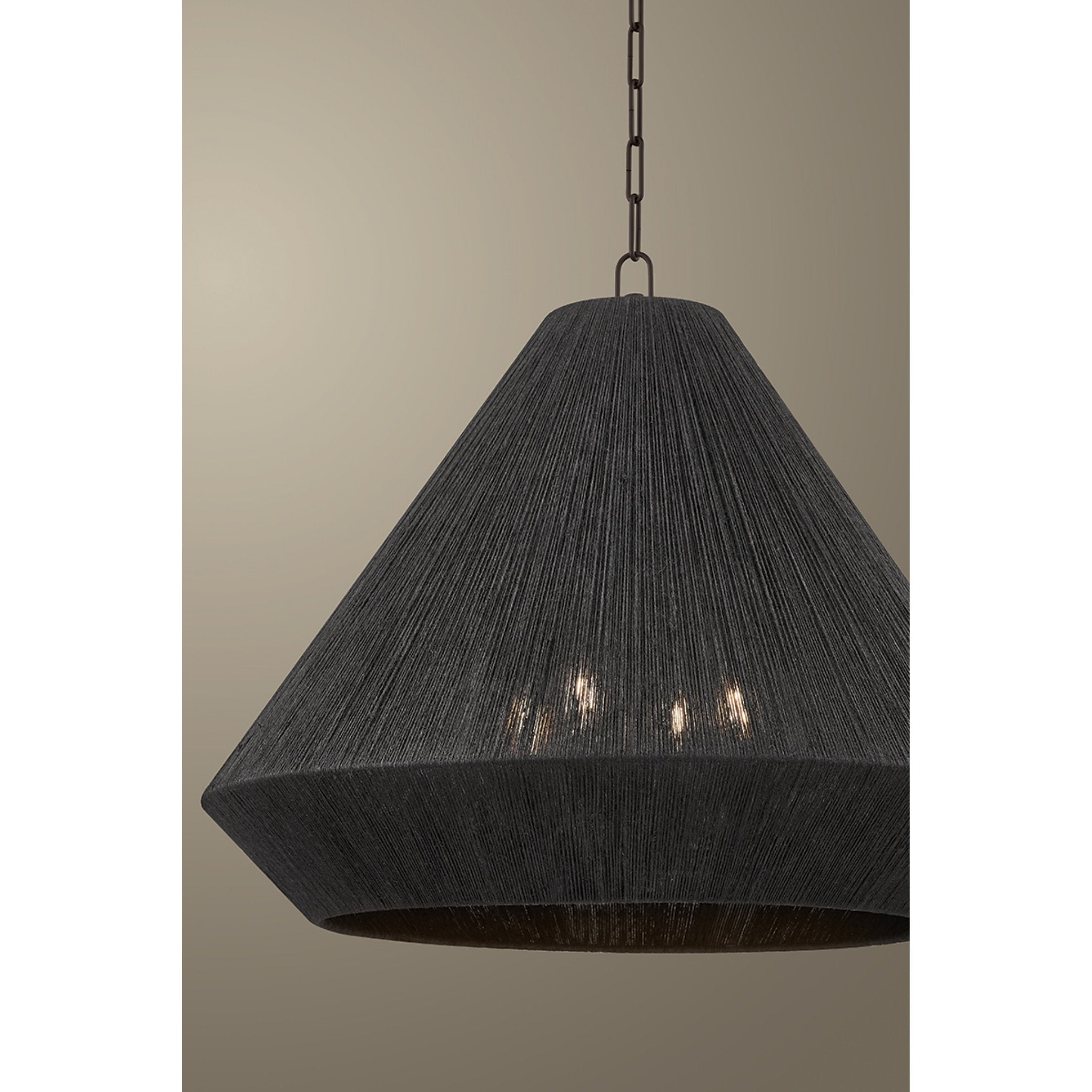 Keats 4-Light Pendant in Bronze 30W x 24.75H
