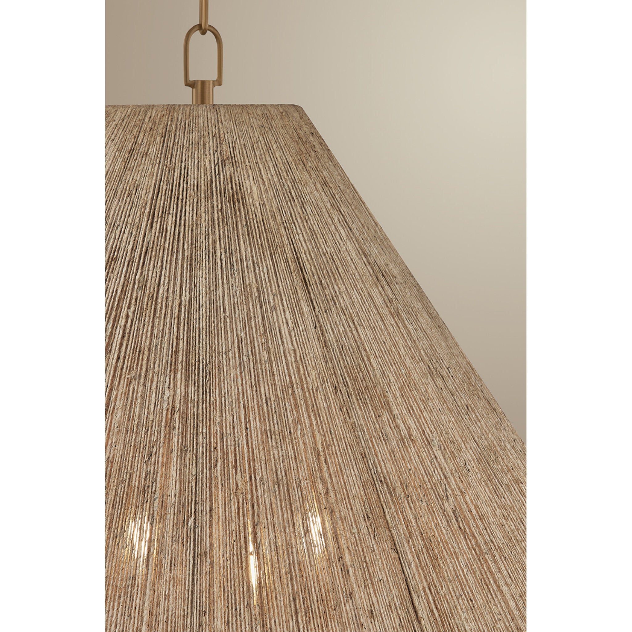 Keats 4-Light Pendant in Patina Brass 30W x 24.75H