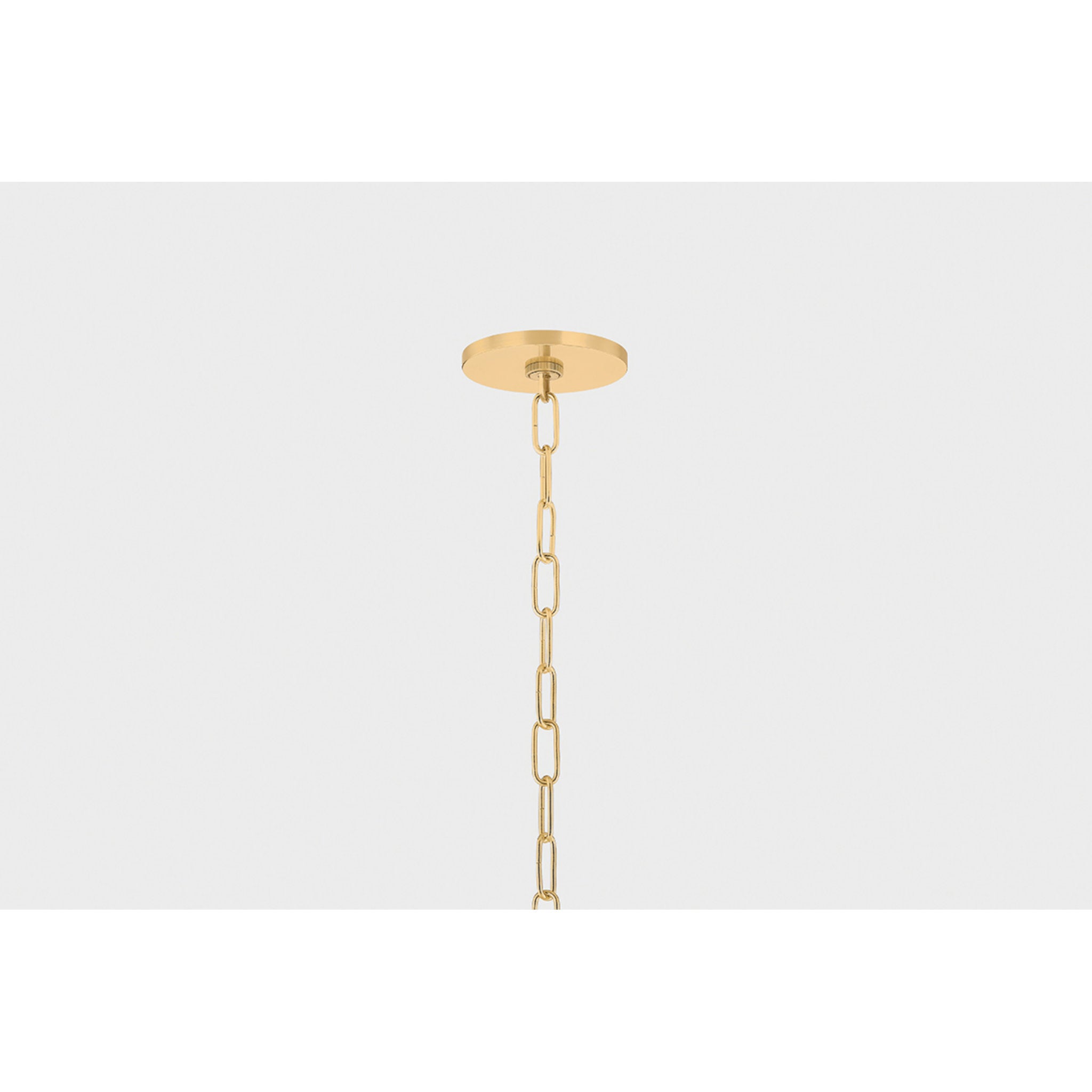 Keilah 1-Light Pendant in Aged Brass 36W x 21.25H