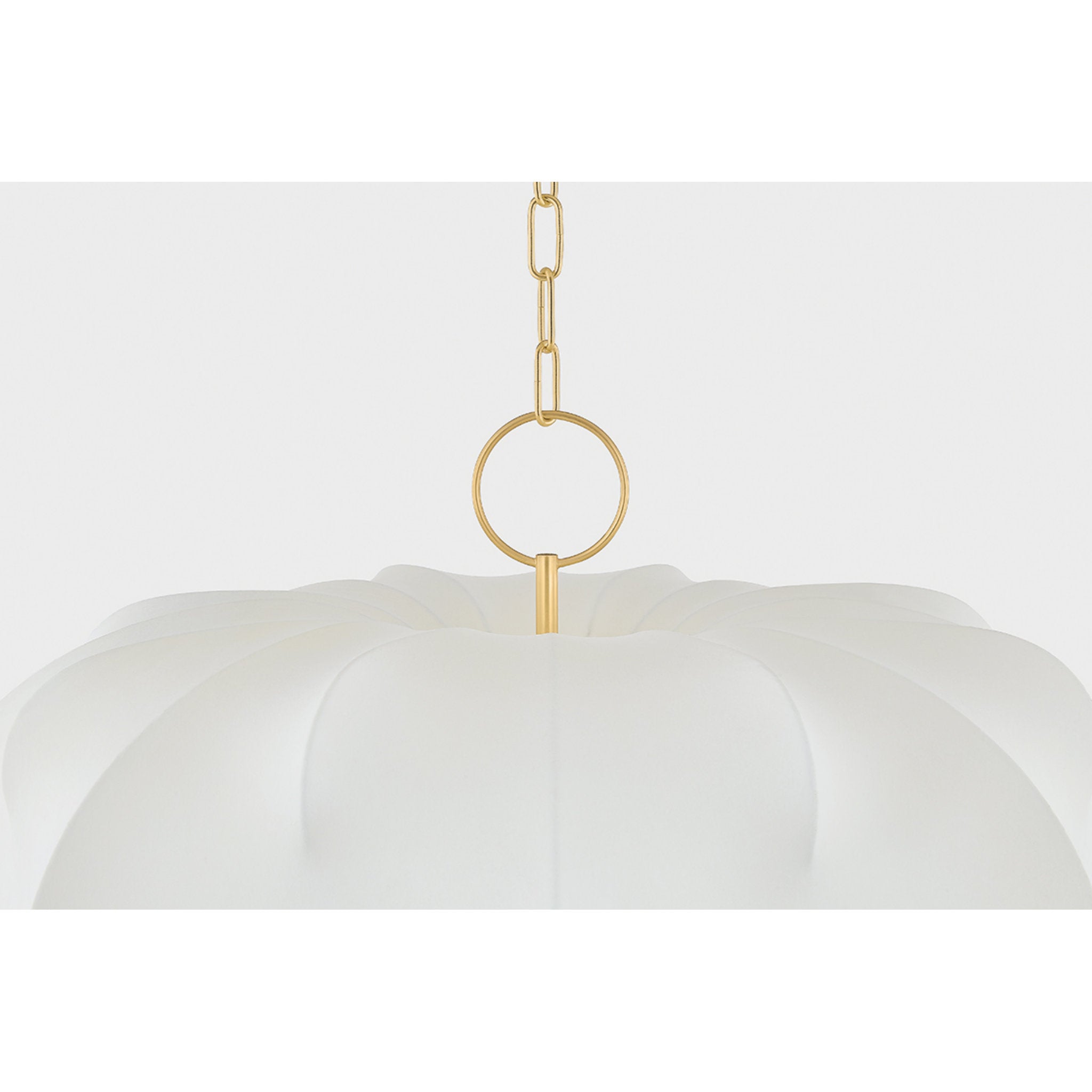 Keilah 1-Light Pendant in Aged Brass 36W x 21.25H