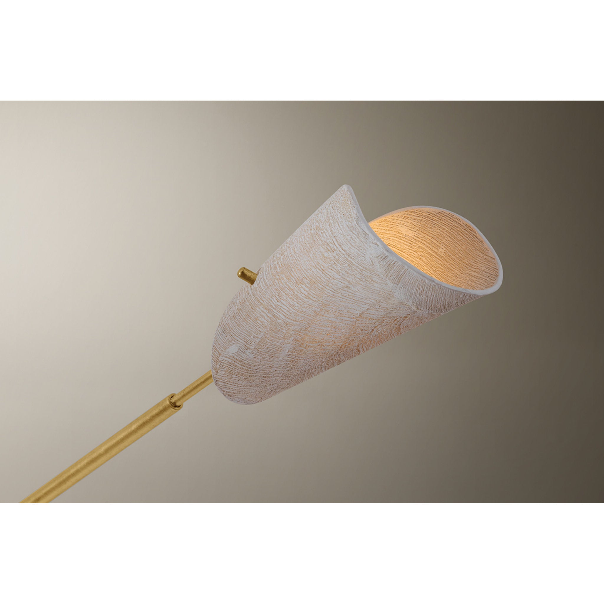 Ken 6-Light Chandelier in Vintage Gold Leaf 60W x 11H