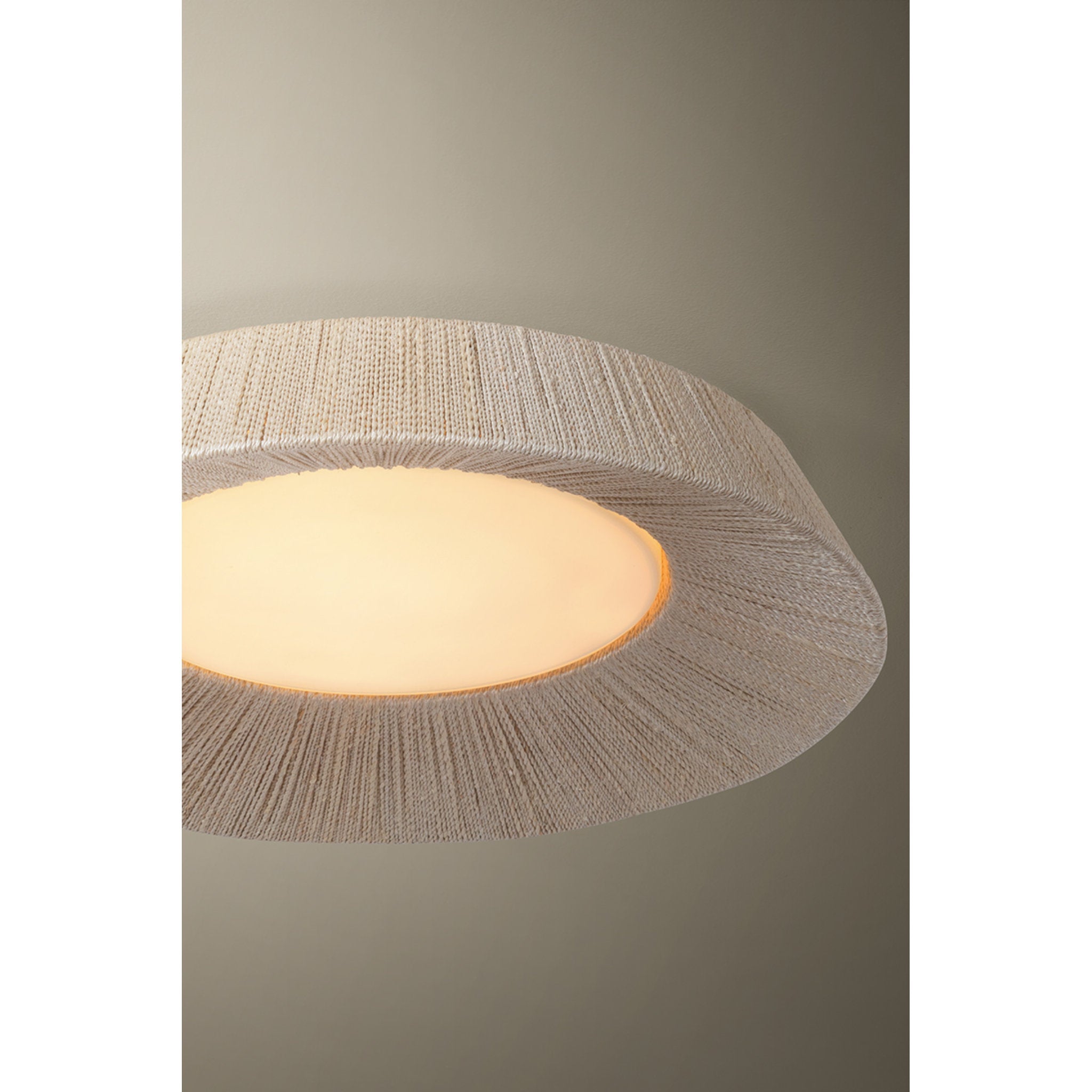 Kenton 1-Light Flush Mount in Vintage Gold Leaf 24W x 5H