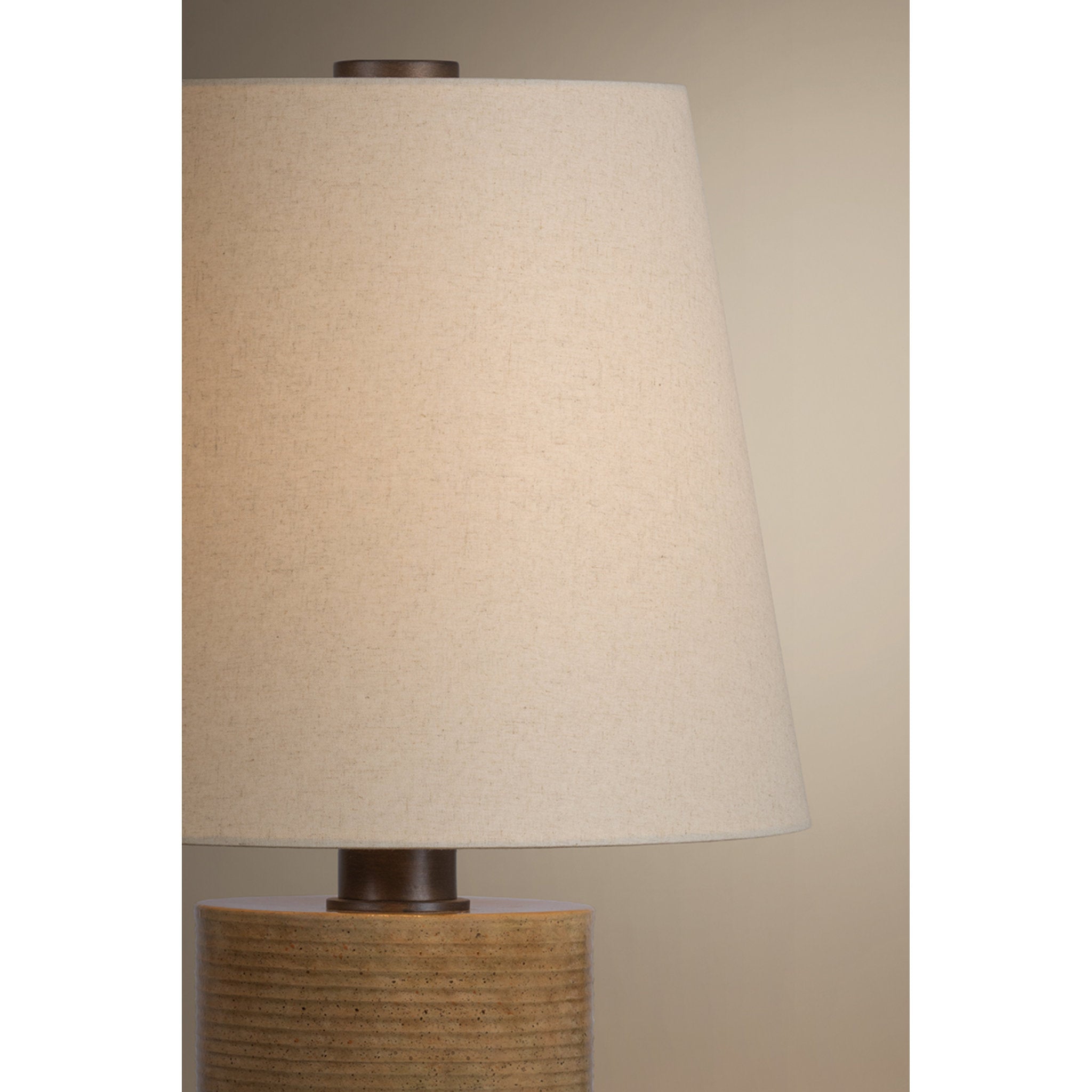 Kerwin 1-Light Table Lamp in Bronze Leaf 16W x 28H