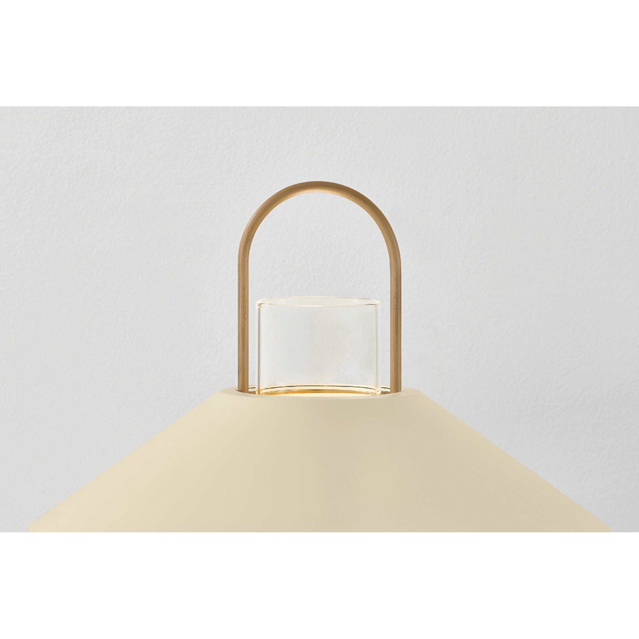 Kindle 1-Light Rechargeable Table Lamp in Patina Brass by Lauren Liess 11.75W x 14.5H