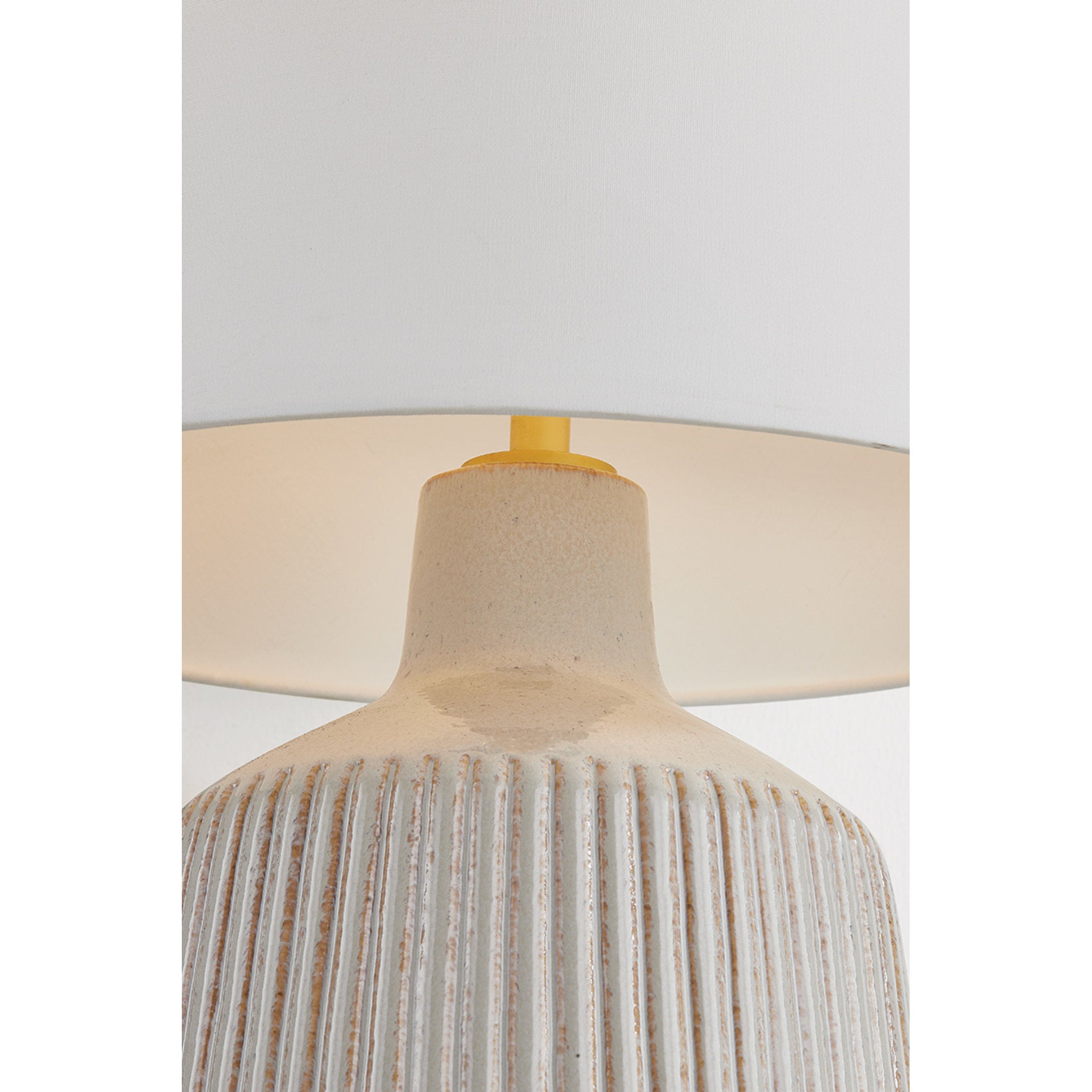 King 1-Light Table Lamp in Aged Brass by Cortney Bishop 15.75W x 28.25H