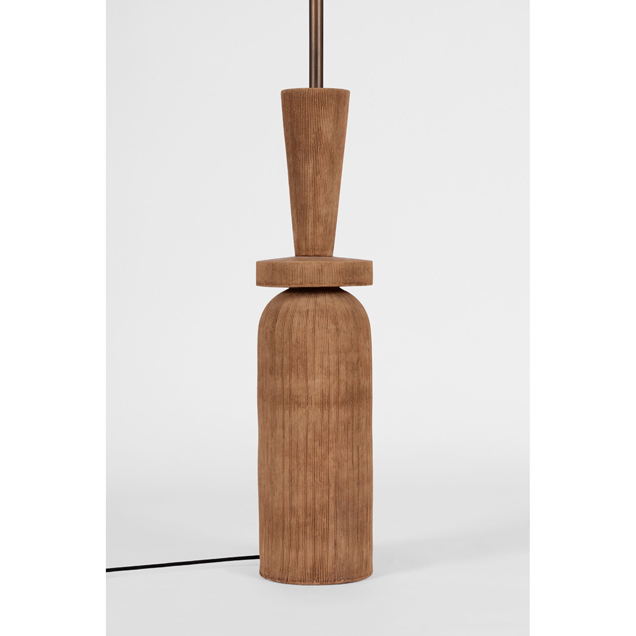 Kinloch 1-Light Floor Lamp in Bronze Leaf 24W x 64H
