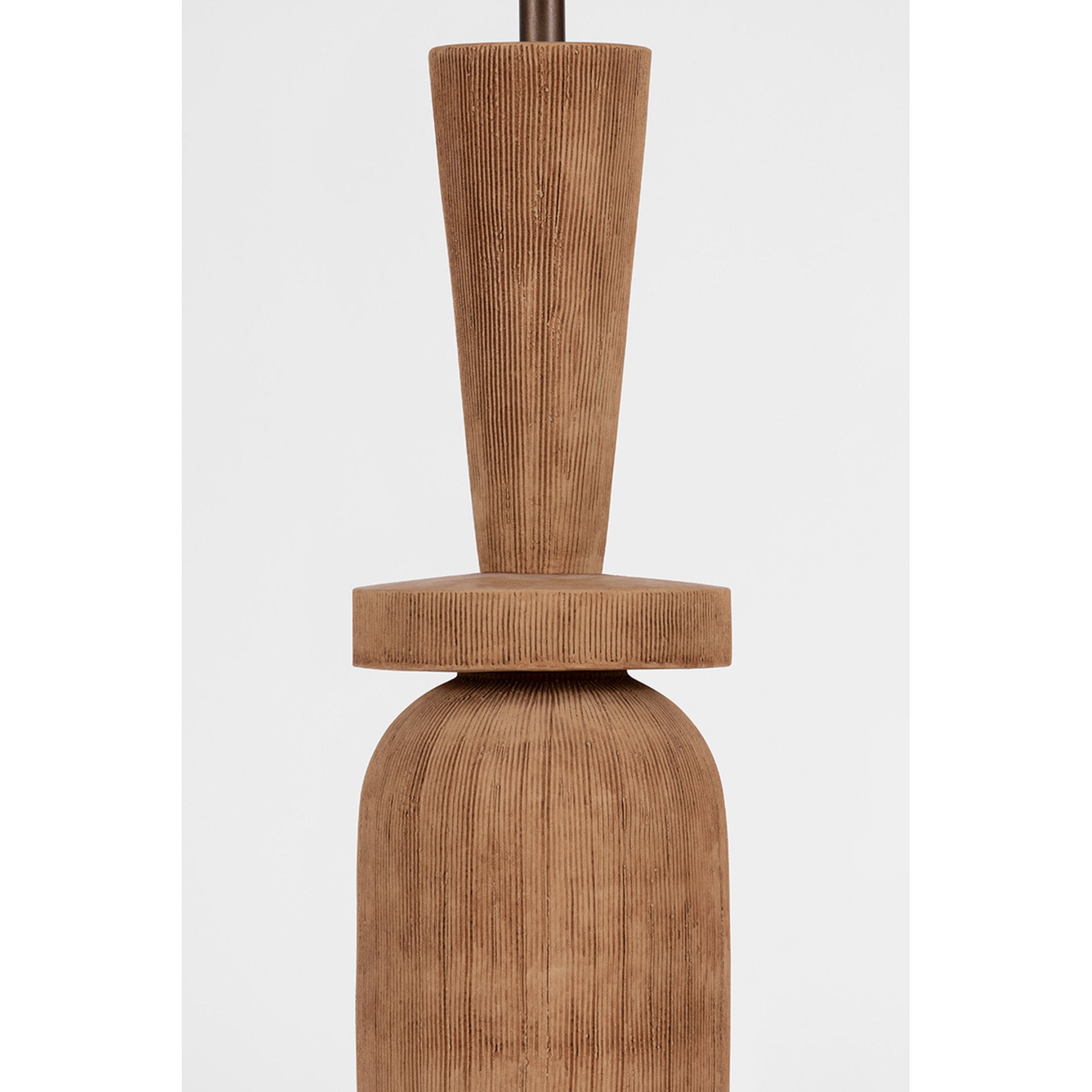 Kinloch 1-Light Floor Lamp in Bronze Leaf 24W x 64H