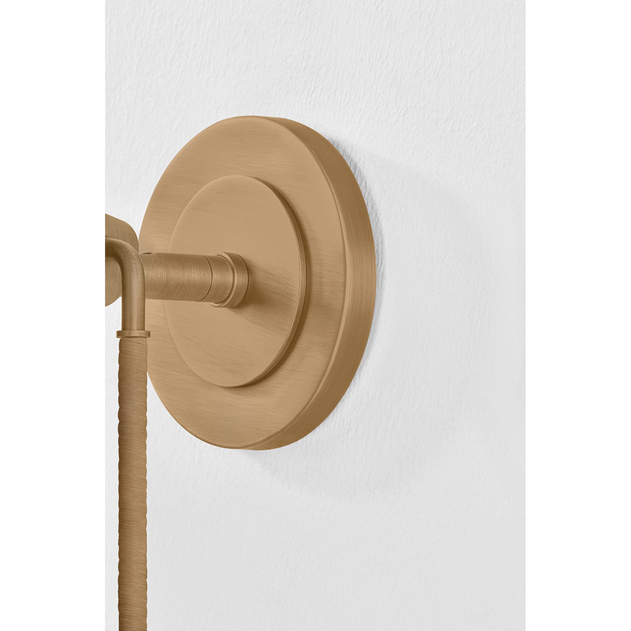 Kobe 1-Light Wall Sconce in Patina Brass 6W x 11.5H