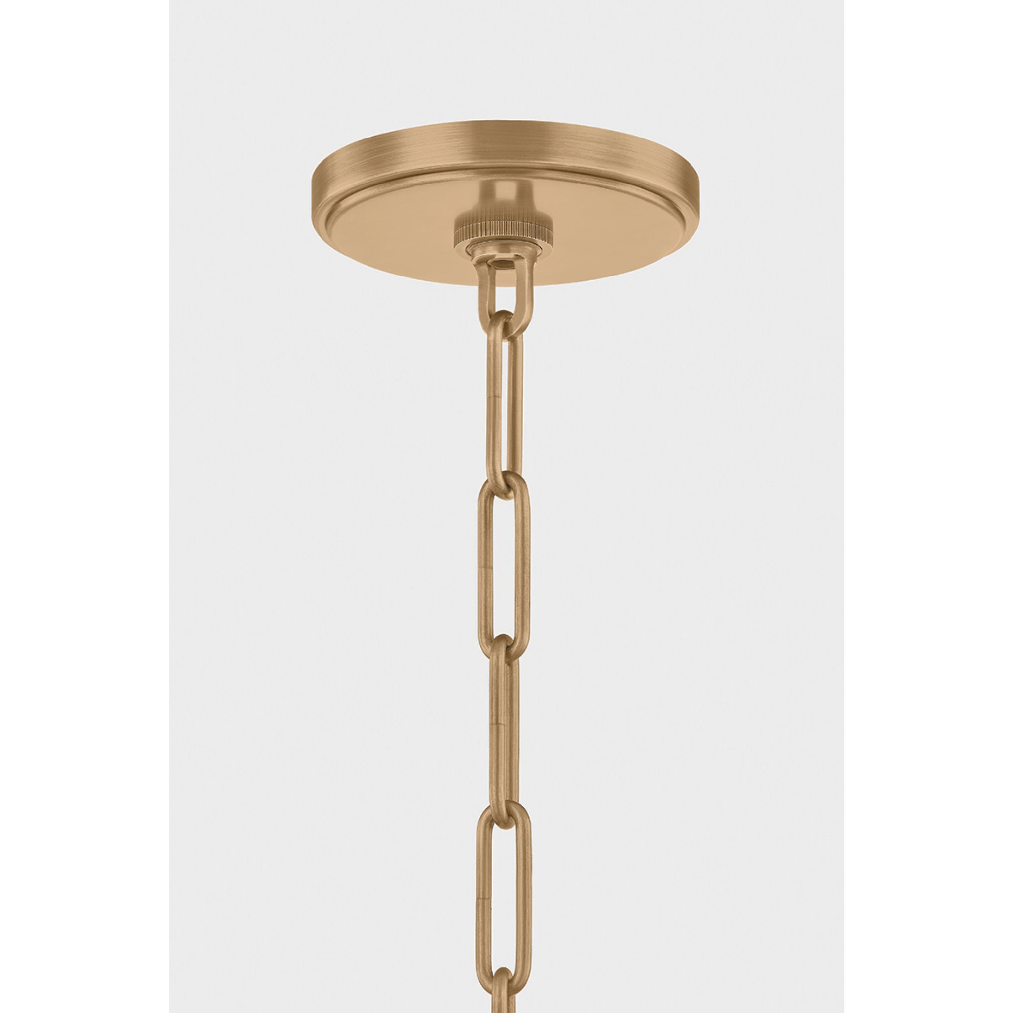 Kori 1-Light Pendant in Patina Brass 9W x 18.75H