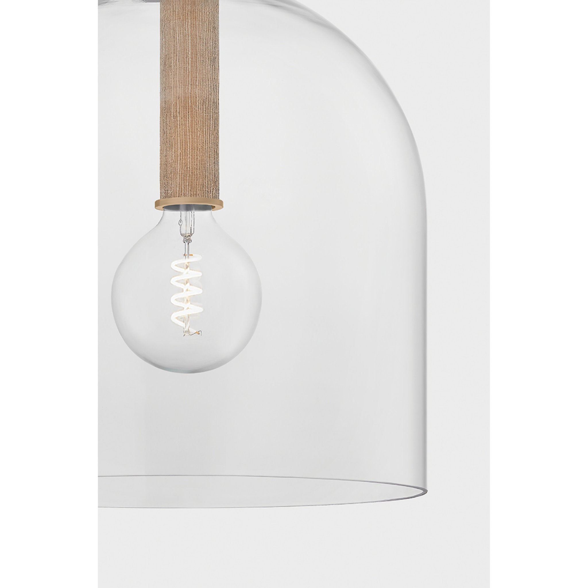 Kori 1-Light Pendant in Patina Brass 15.75W x 22H