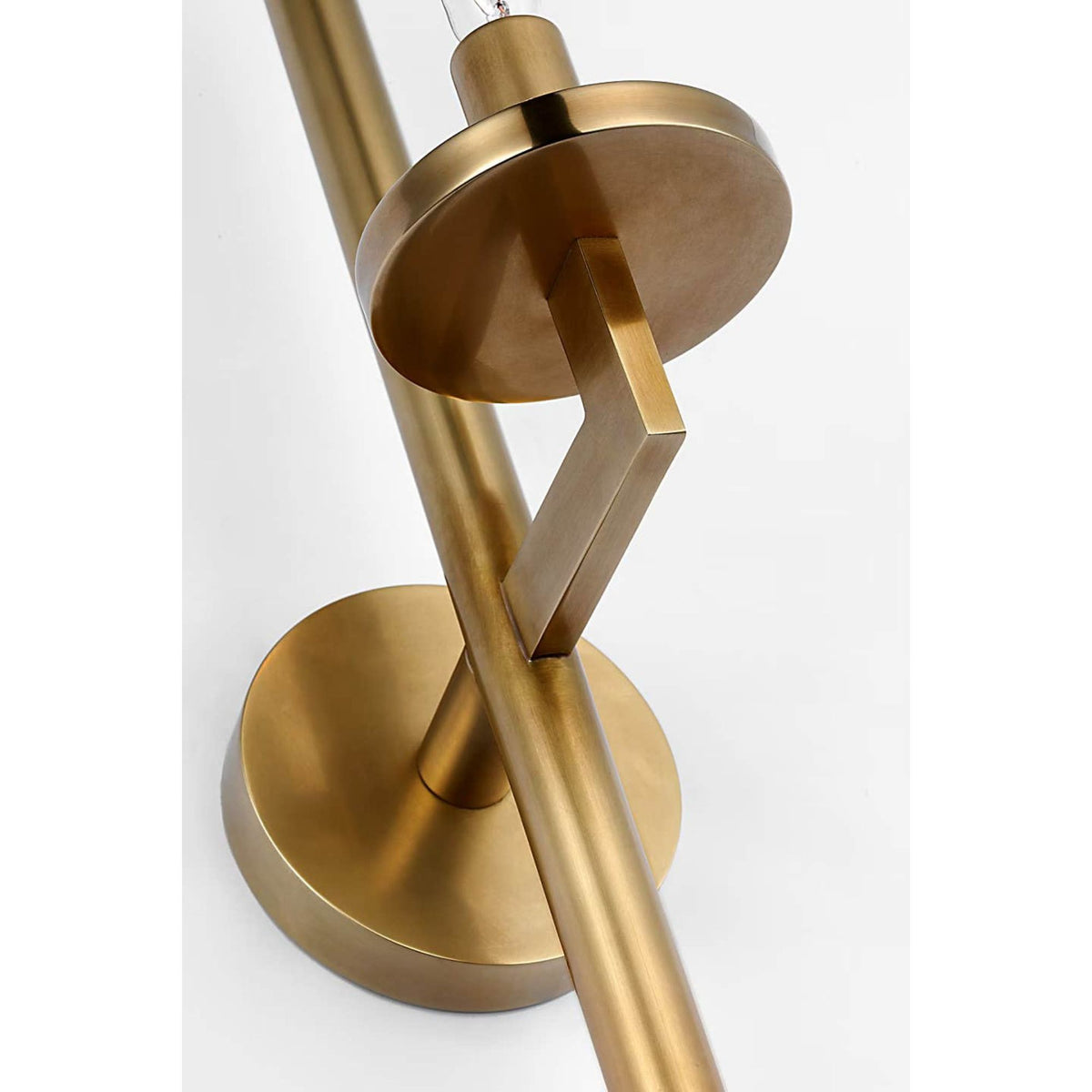 Kelly Wearstler Liaison Single Sconce in Antique-Burnished Brass W4" x H19" x E7.5"