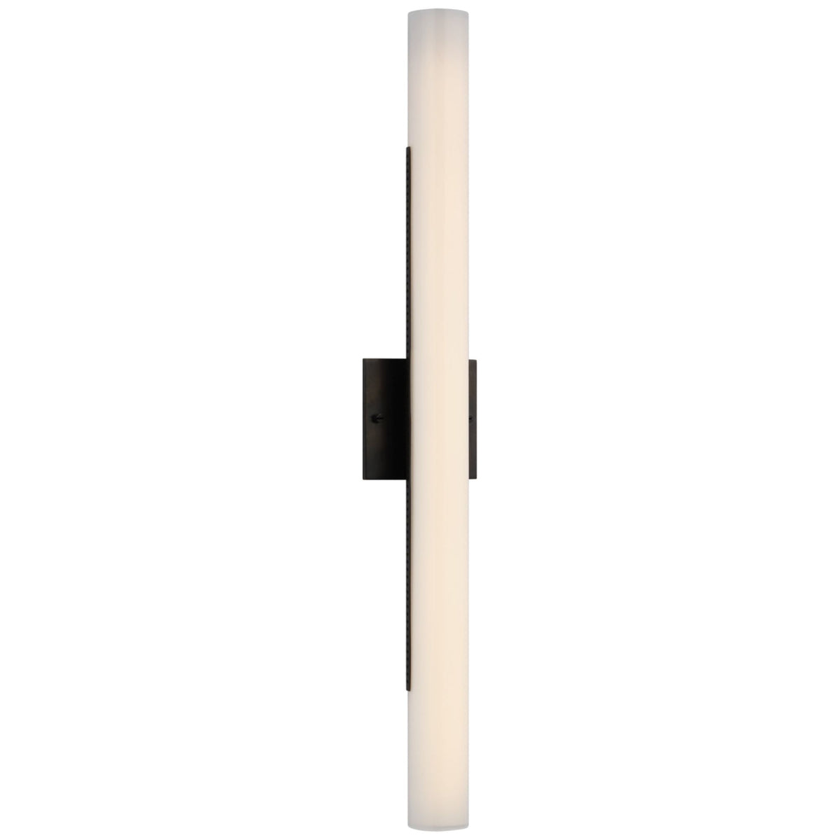 Kelly Wearstler Precision 28" Bath Light in Bronze with White Glass W4.25" x H28" x E2.75"