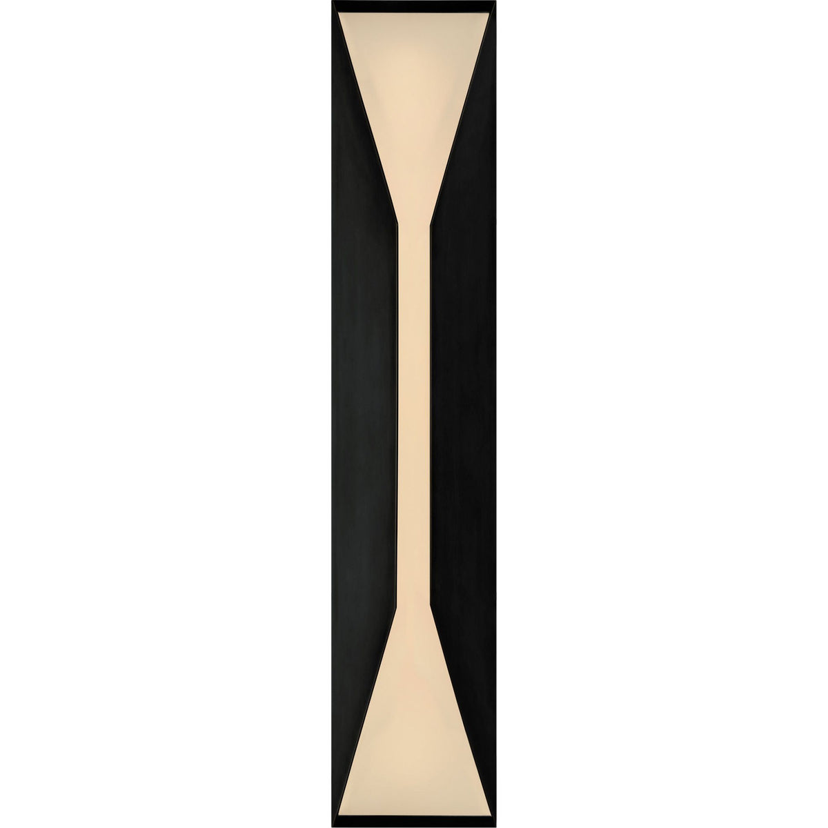 Kelly Wearstler Stretto 24" Sconce in Bronze with Frosted Glass W4.75" x H24" x E4.25"
