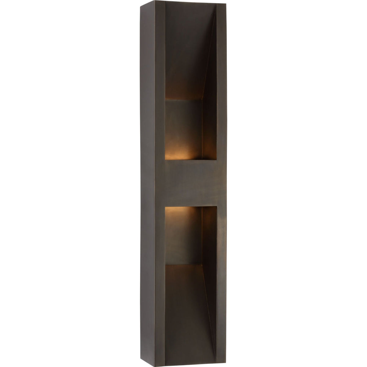 Kelly Wearstler Tribute Large Sconce in Bronze W5" x H24" x E4"