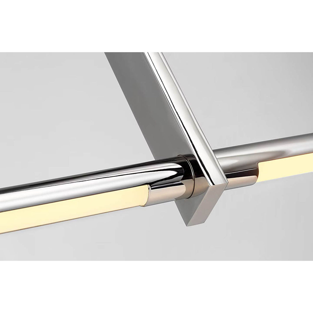 Kelly Wearstler Axis Large Linear Pendant in Polished Nickel W1.75" x 59.5"